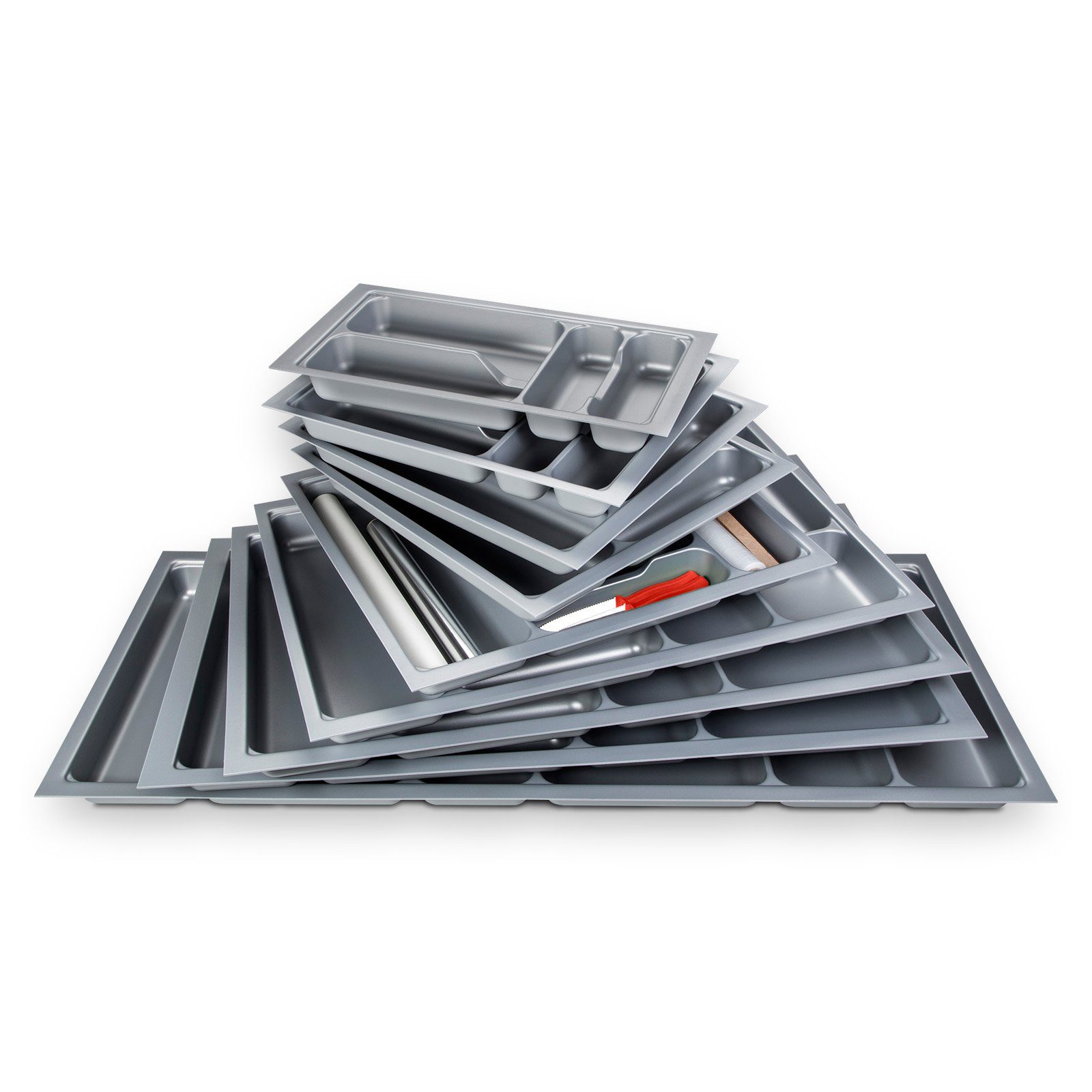 SO-TECH® Besteckeinsatz ORGA-BOX® I Besteckeinsatz silbergrau für Blum Tand günstig online kaufen