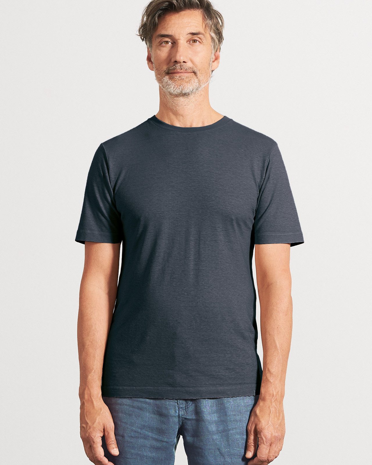 HempAge T-Shirt Körpernahes T-Shirt Hanf/Biobaumwolle - Slim Fit
