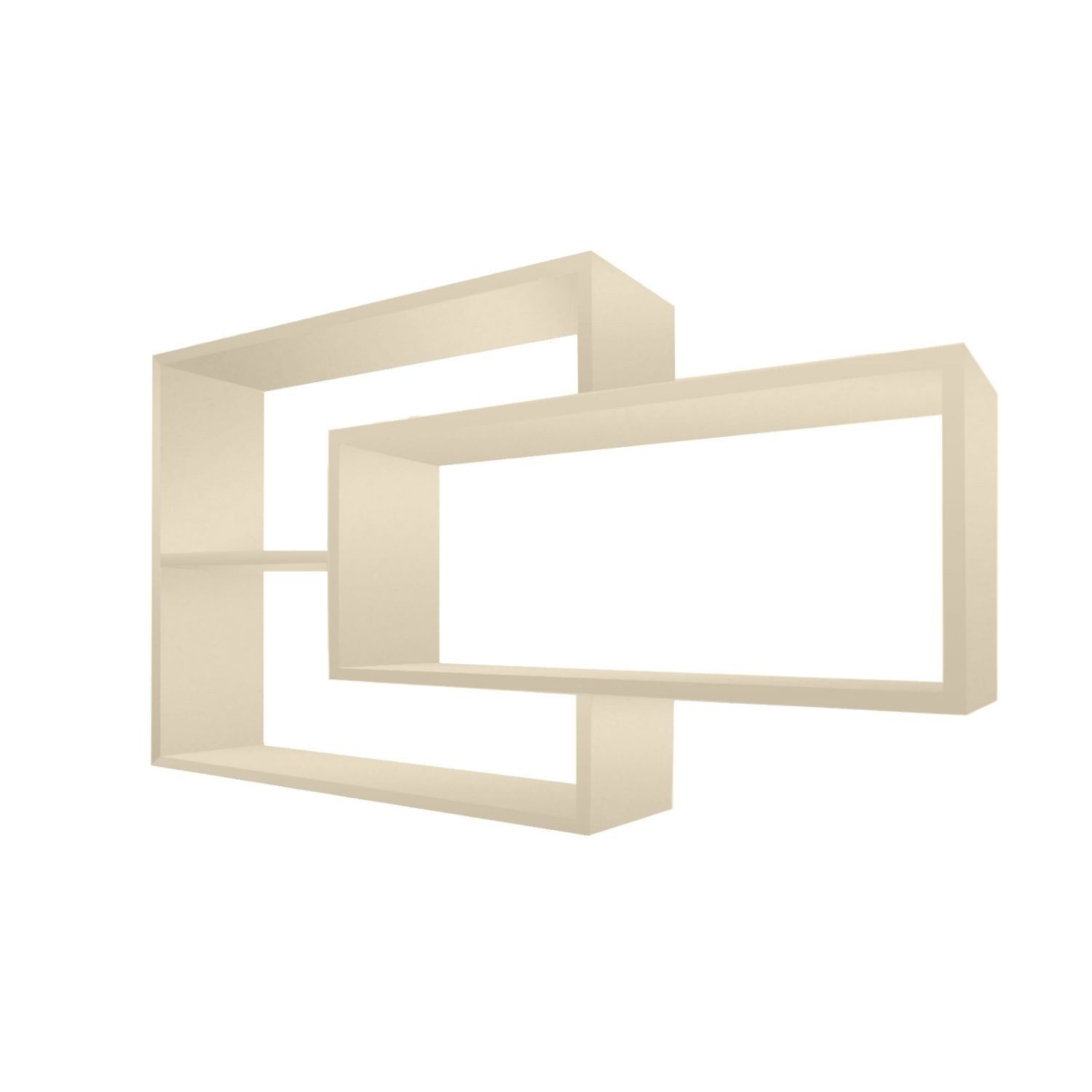 TRAUMMÖBEL Wandregal KARO, Modernes, Beige