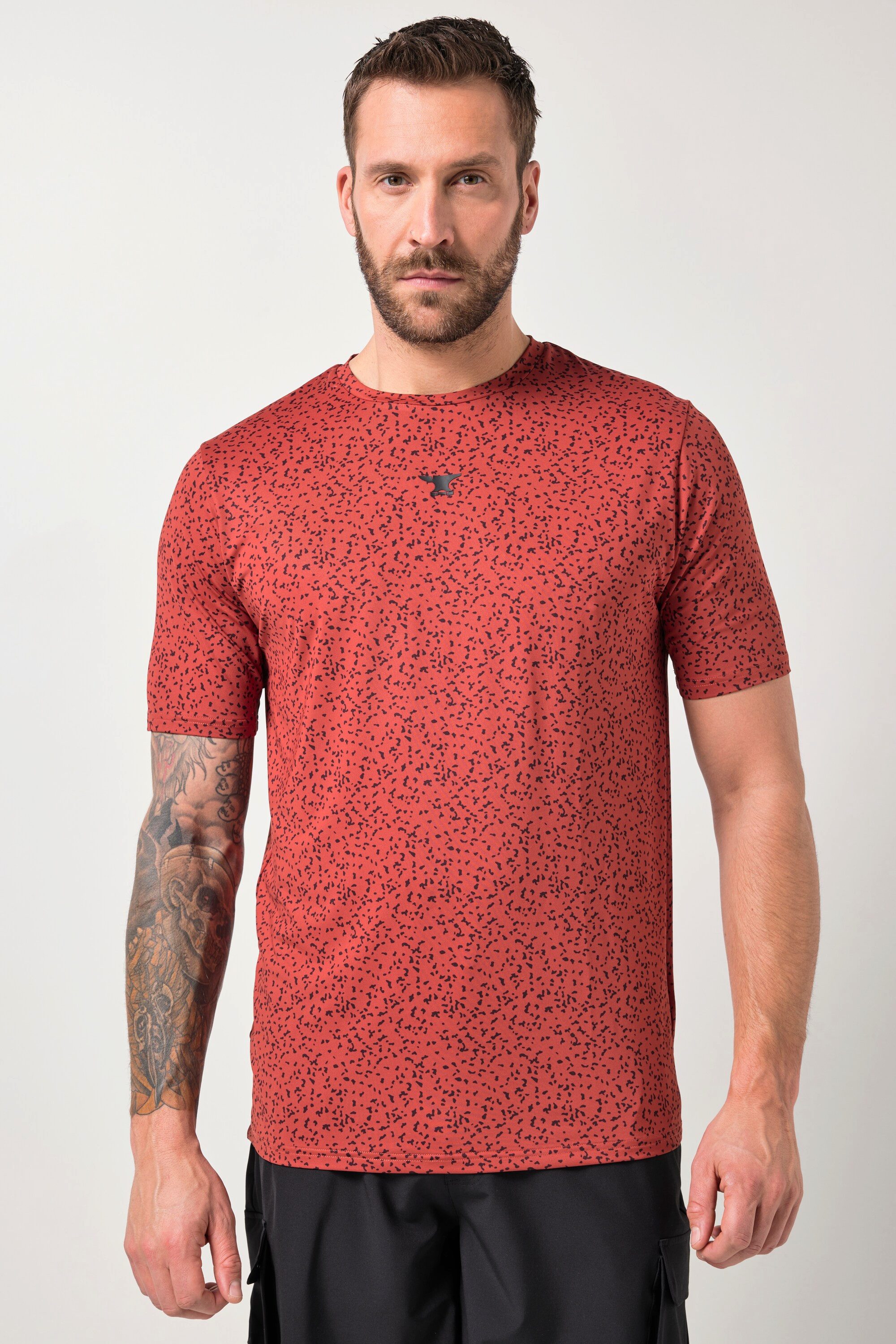 JP1880 T-Shirt T-Shirt FLEXNAMIC® Fitness Halbarm Muster QuickDry