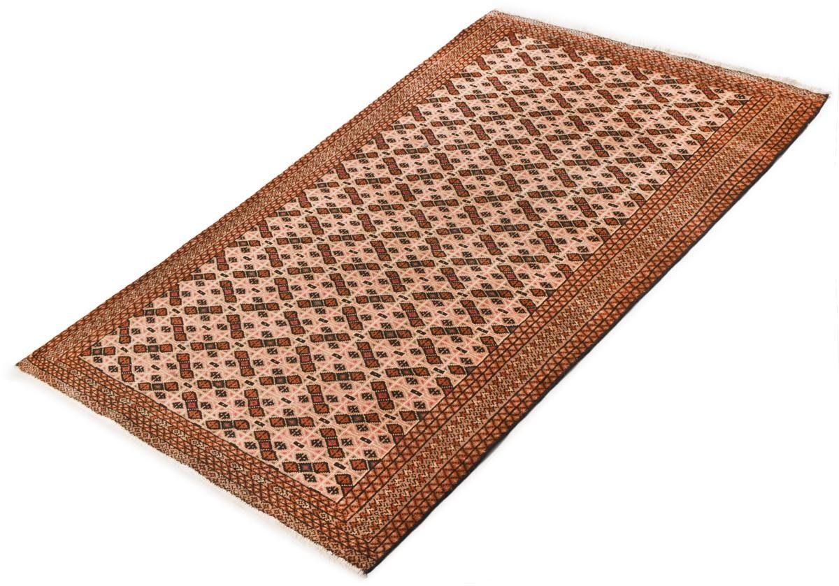 rechteckig, Turkaman 6 Orientteppich Nain Perserteppich, 129x190 Trading, / Höhe: Handgeknüpfter mm Orientteppich