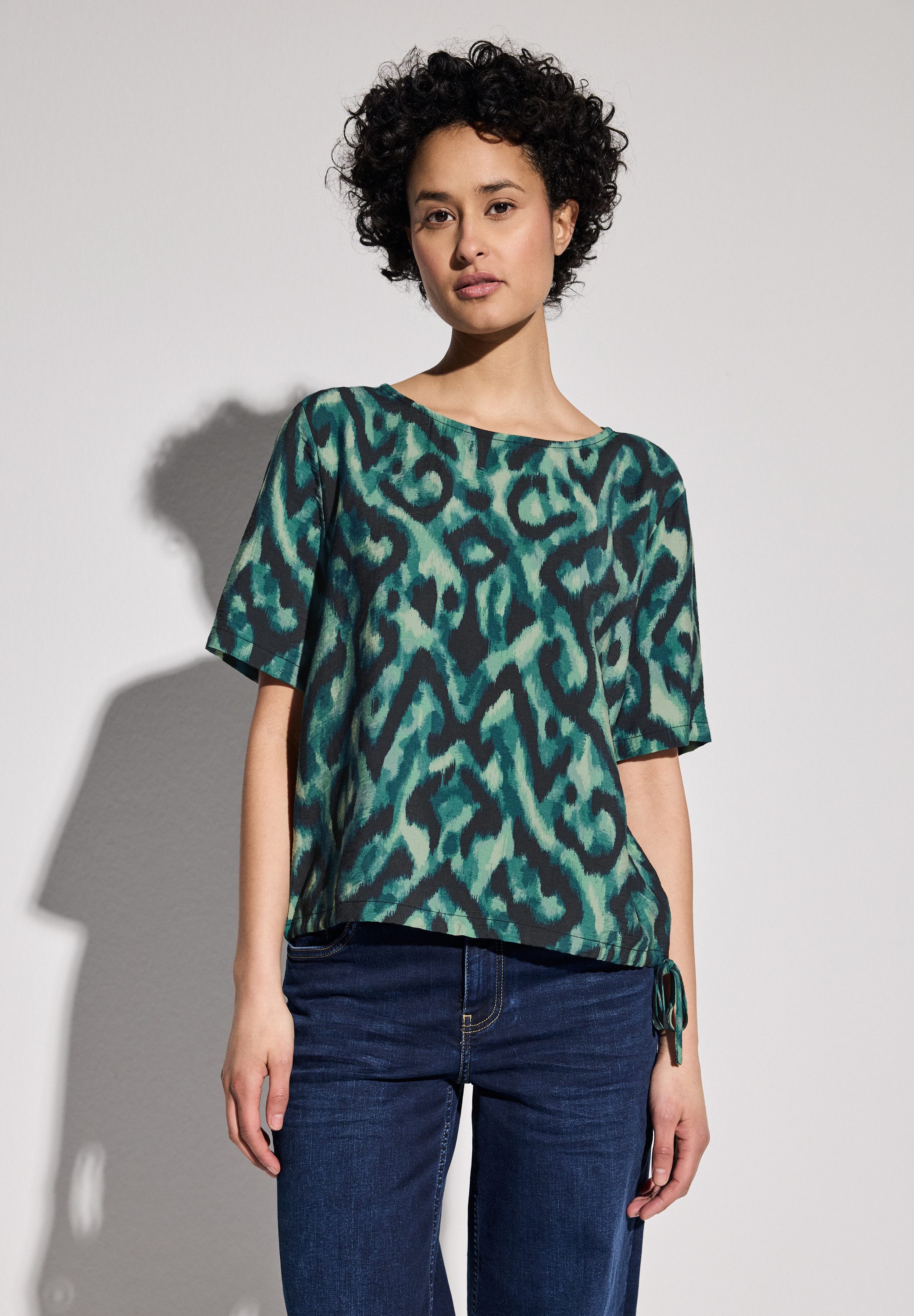 STREET ONE Hemdbluse mit Tunnelzug am günstig online kaufen