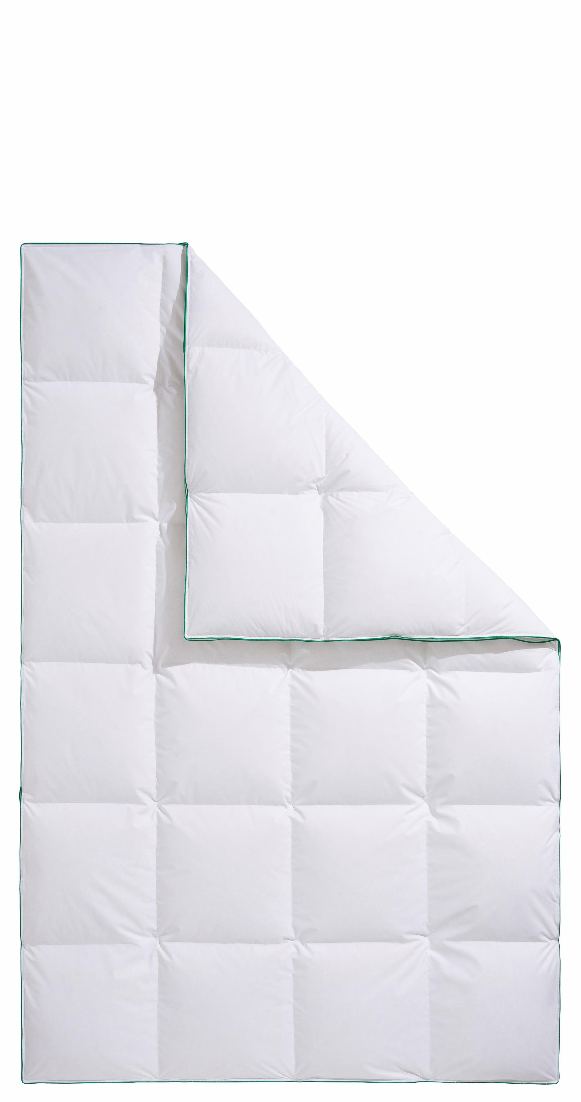 fjödur Daunenbettdecke Fee, Bettdecke 135x200, 155x220 cm und weitere Größen, Füllung: 80% Daunen, 20% Federn, Bezug: 100% Baumwolle, Hergestellt in Deutschland