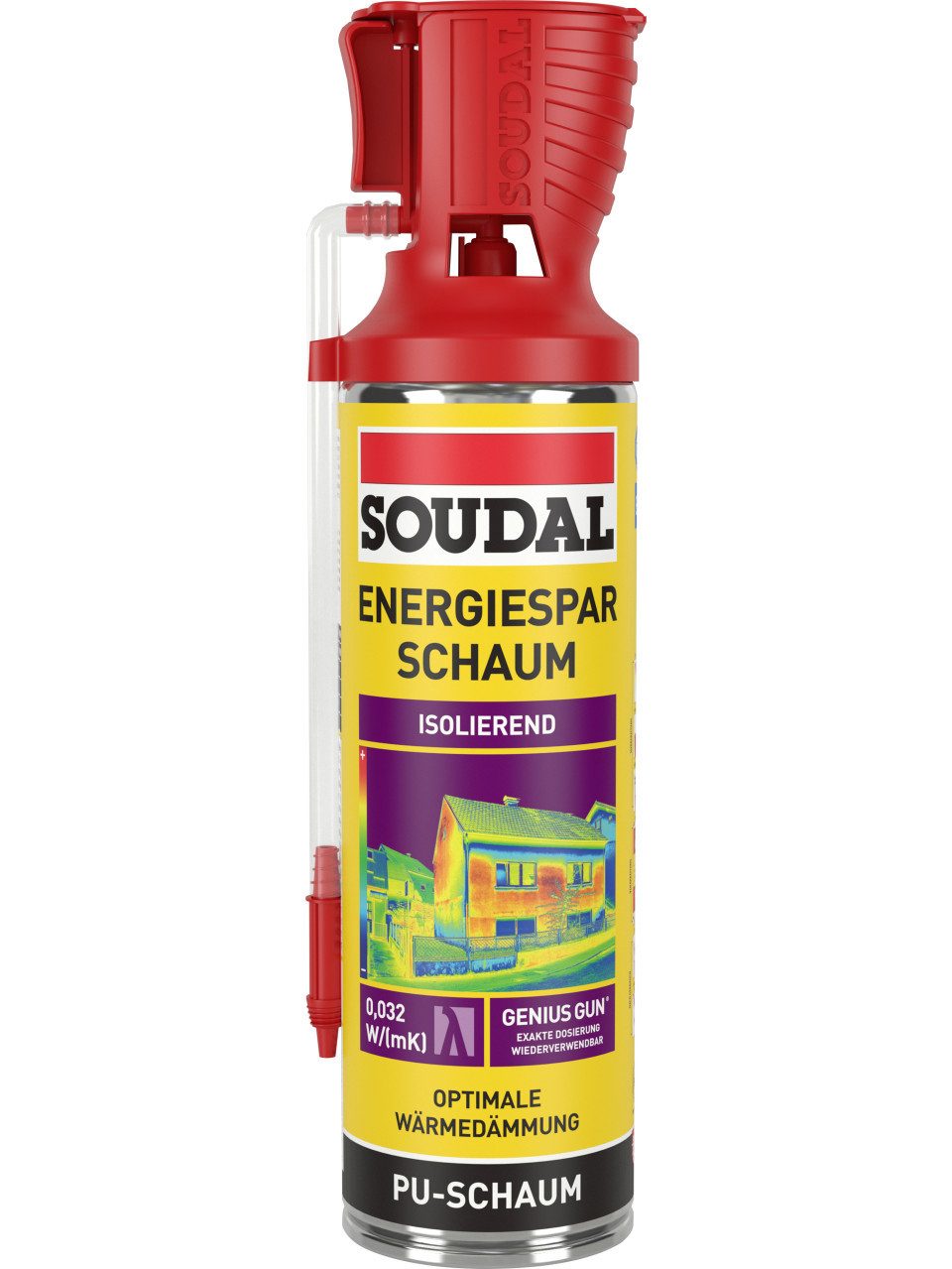 SOUDAL Montagekleber Soudal 1K Energiesparschaum Genius Gun 500 ml
