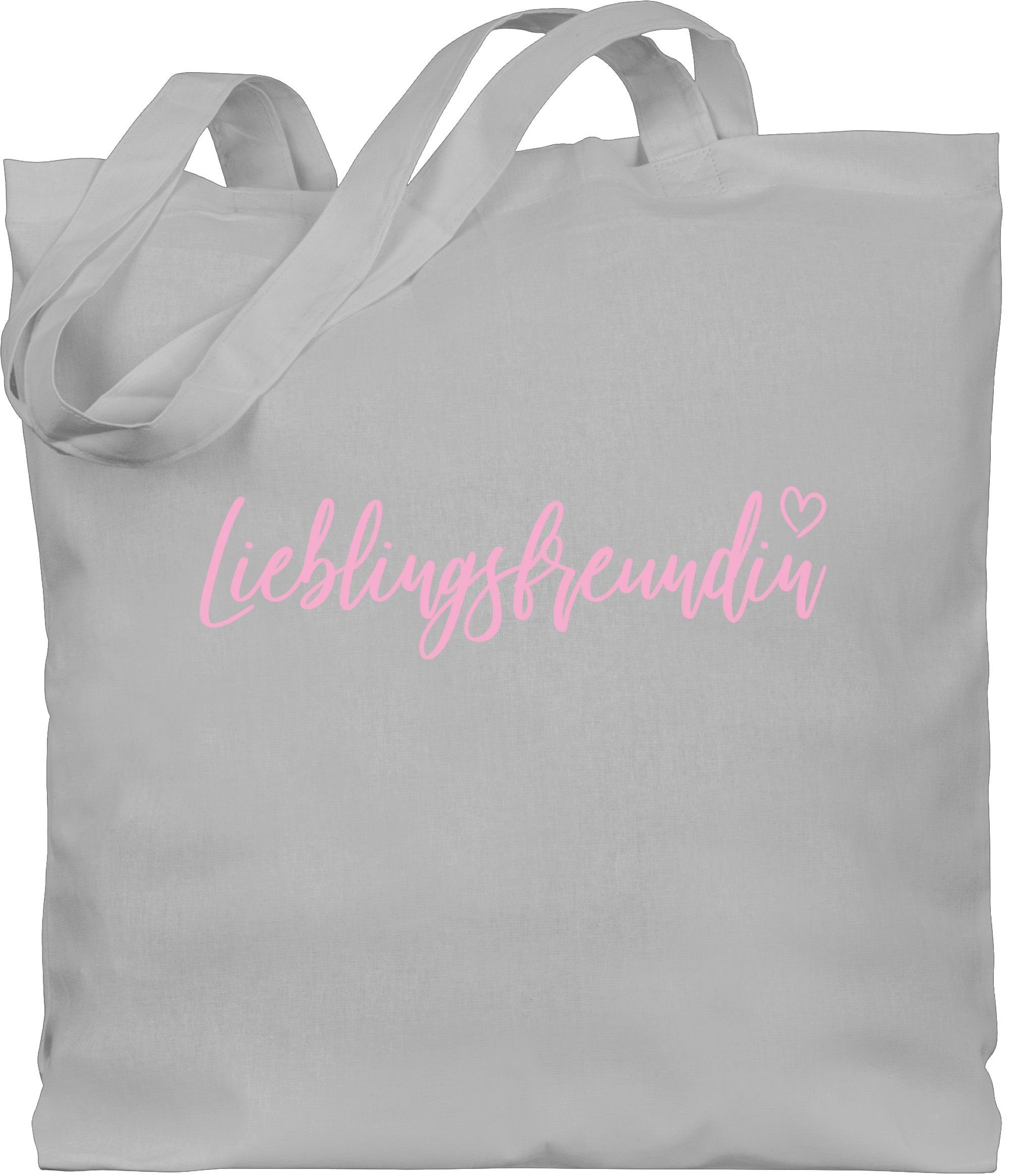 Shirtracer Umhängetasche »Lieblingsfreundin Rosa Sprüche Statement