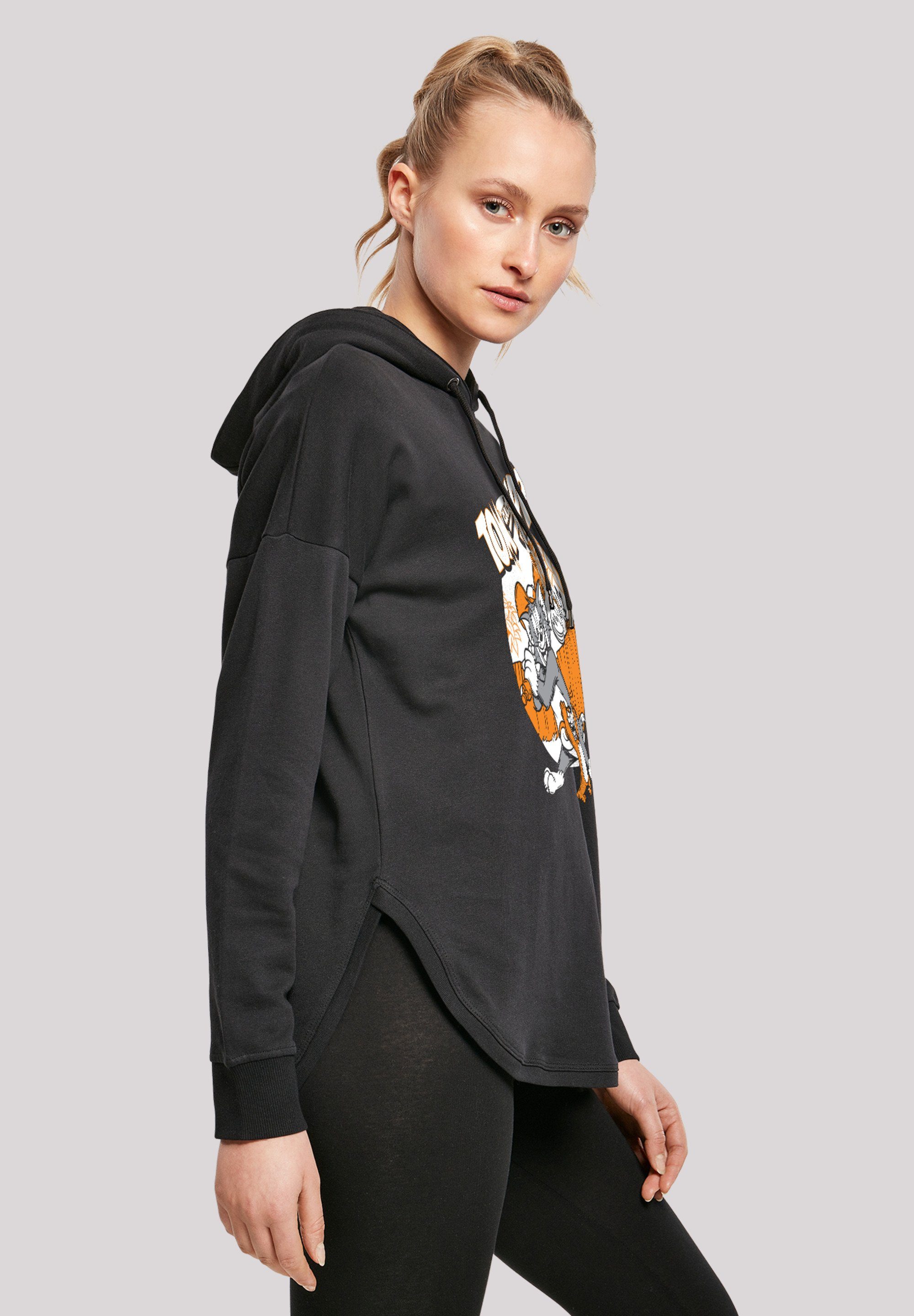 Jerry with F4NT4STIC Damen Baseball Ladies Kapuzenpullover Hoody Oversized Tom (1-tlg) And Play
