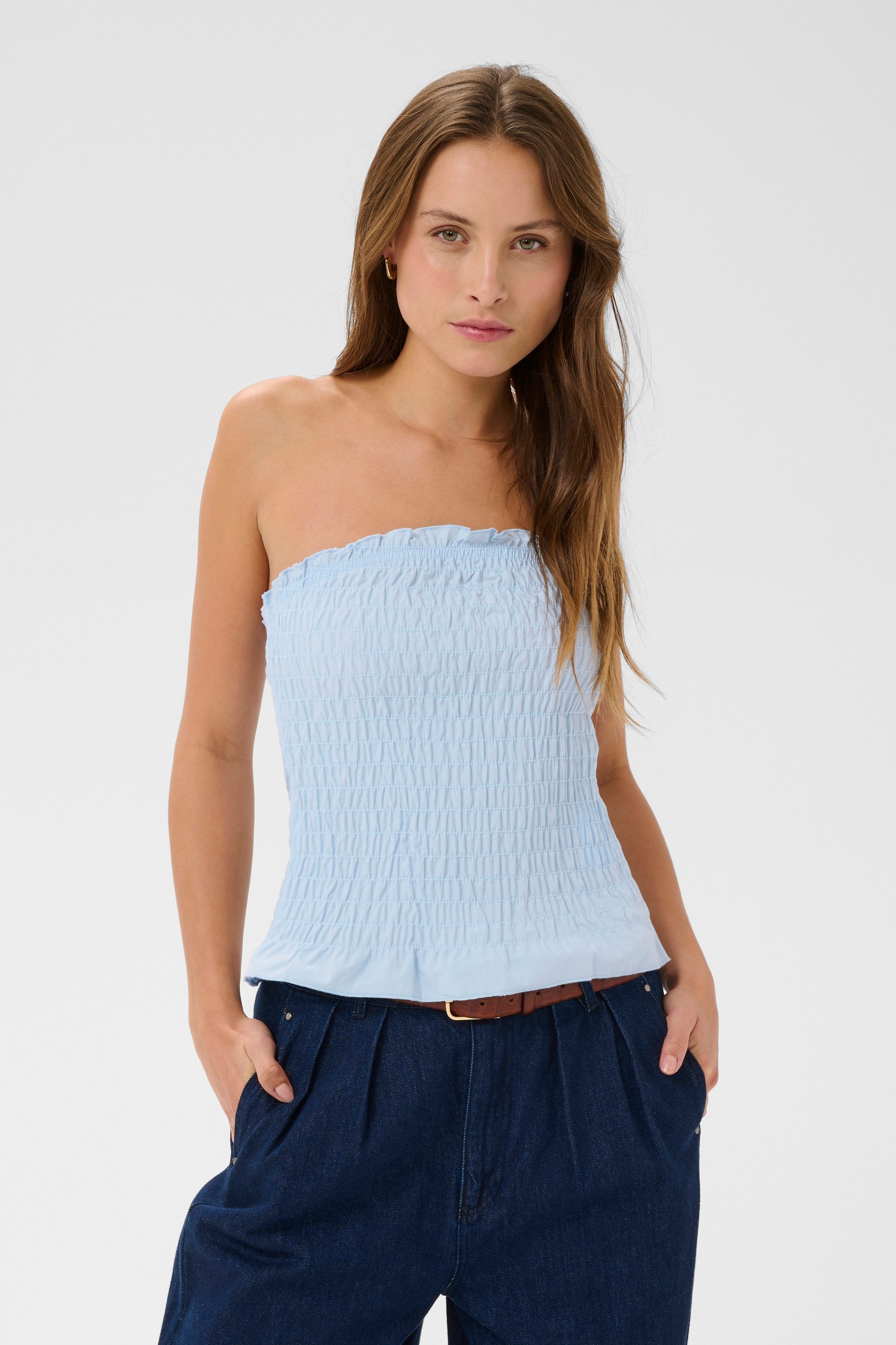 Saint Tropez Blusentop Bluse ärmellos NaciaSZ