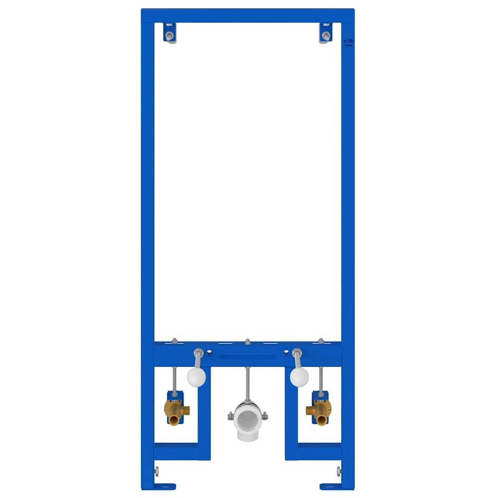 vidaXL Duschkorb Wandhalterung für Bidet-System Blau 50 x 3 x 112 cm (1 St)