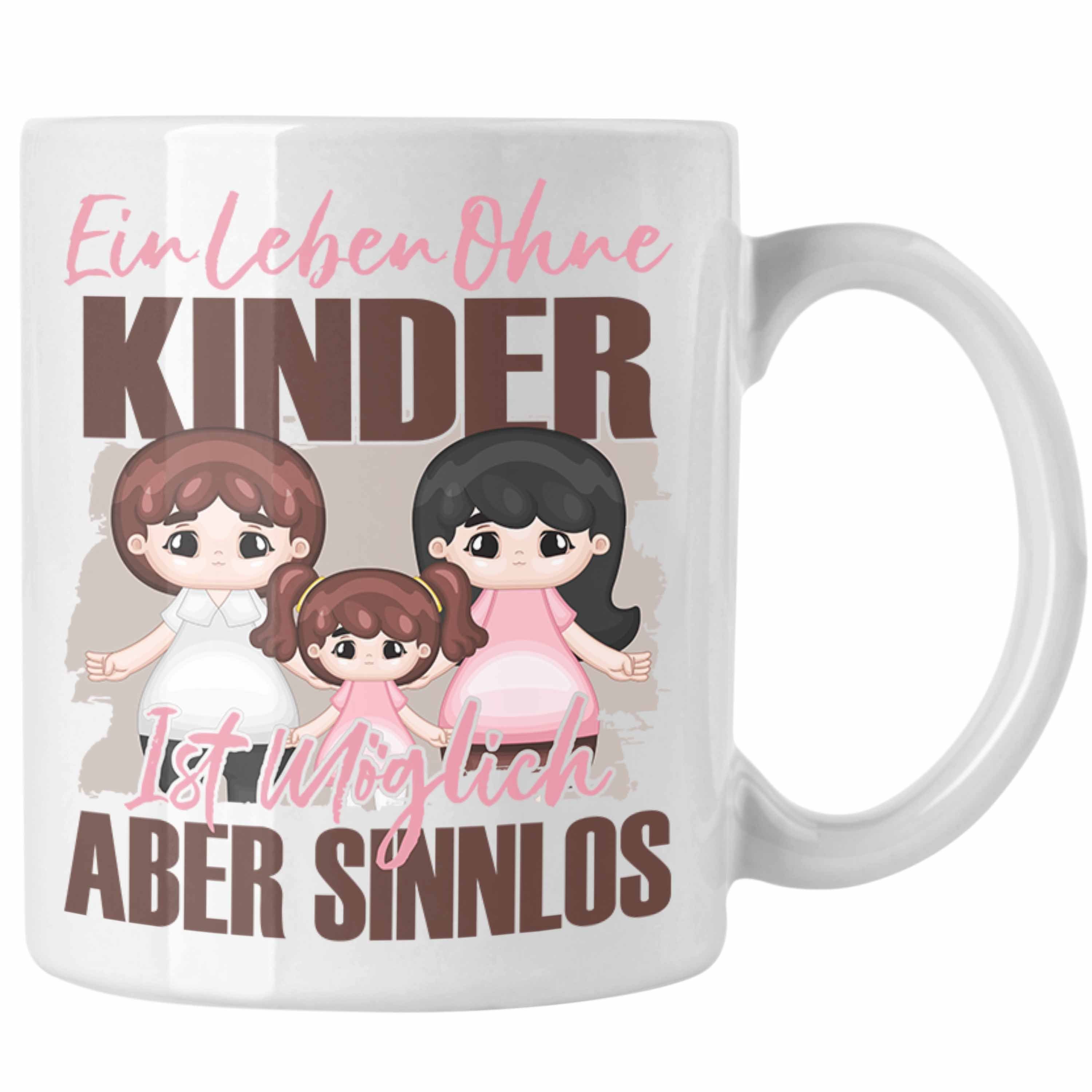 Trendation Tasse Trendation - Erzieherin Tasse Geschenk Spruch Kindergärtnerin Geschenk Weiss