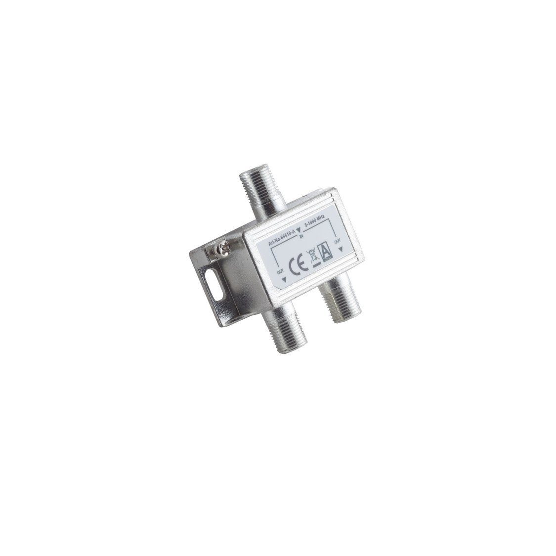 S/CONN maximum connectivity® Koax-Kabelverbinder F-Serie; Stammverteiler; 2-fach; 5-1000 MHz, 85 dB