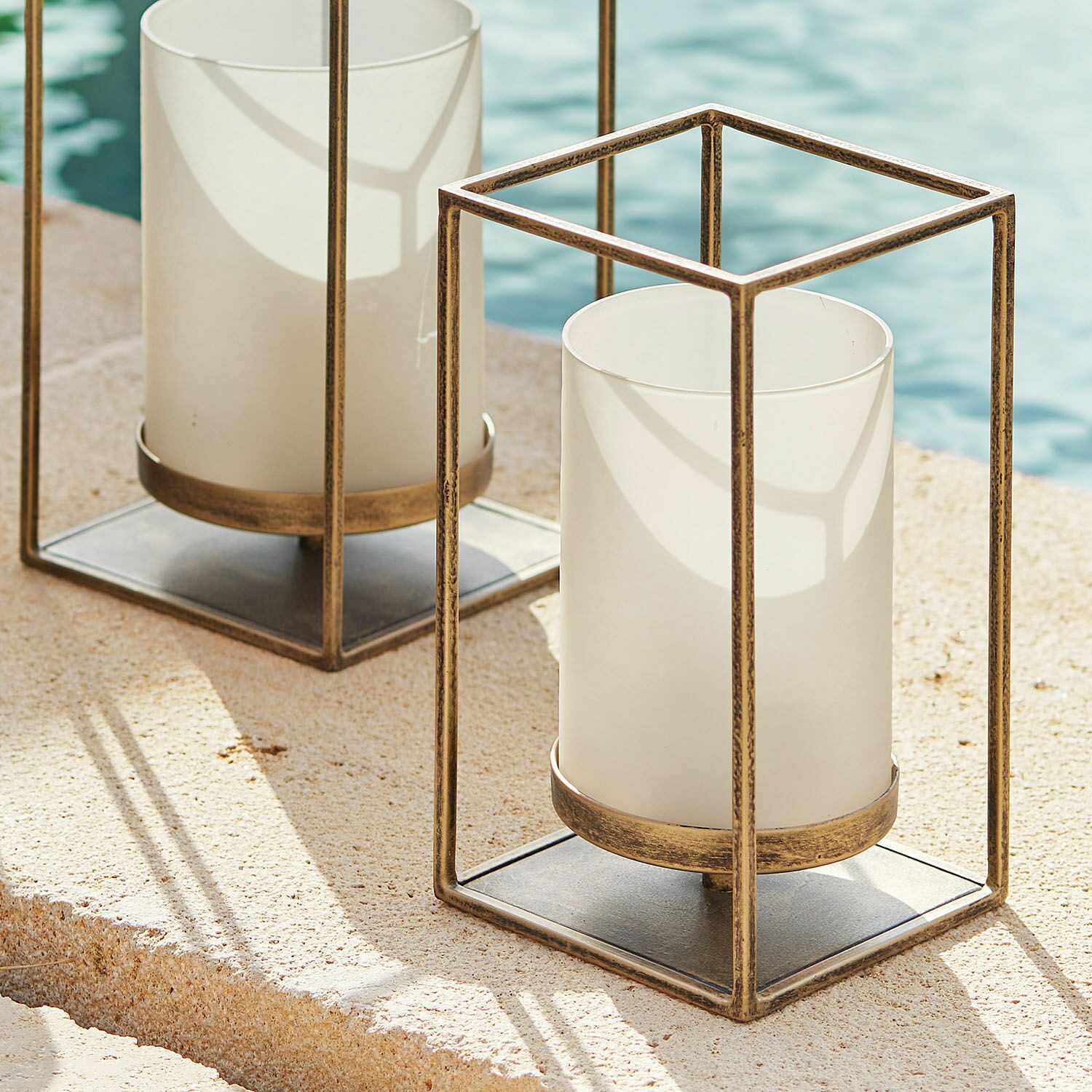 Mirabeau Windlicht Windlicht 3er Set Vauxandre antikgold (3er Set, 3er Set)