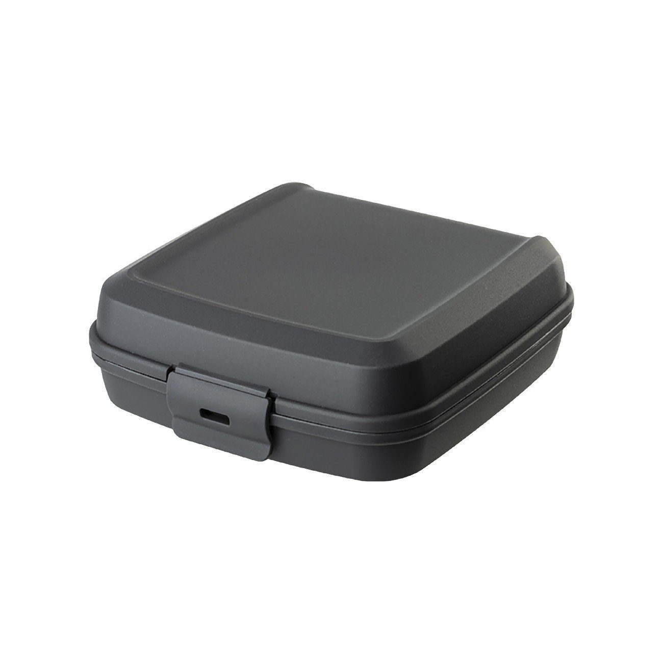 Engelland Lunchbox Brotdose mit Klickverschluss, Kunststoff (BPA-frei), (Vorteils-Set, 1-tlg., Ideal für Schule, Kindergarten und Arbeit), BPA frei, robuster Kunststoff, spülmaschinengeeignet Anthrazit