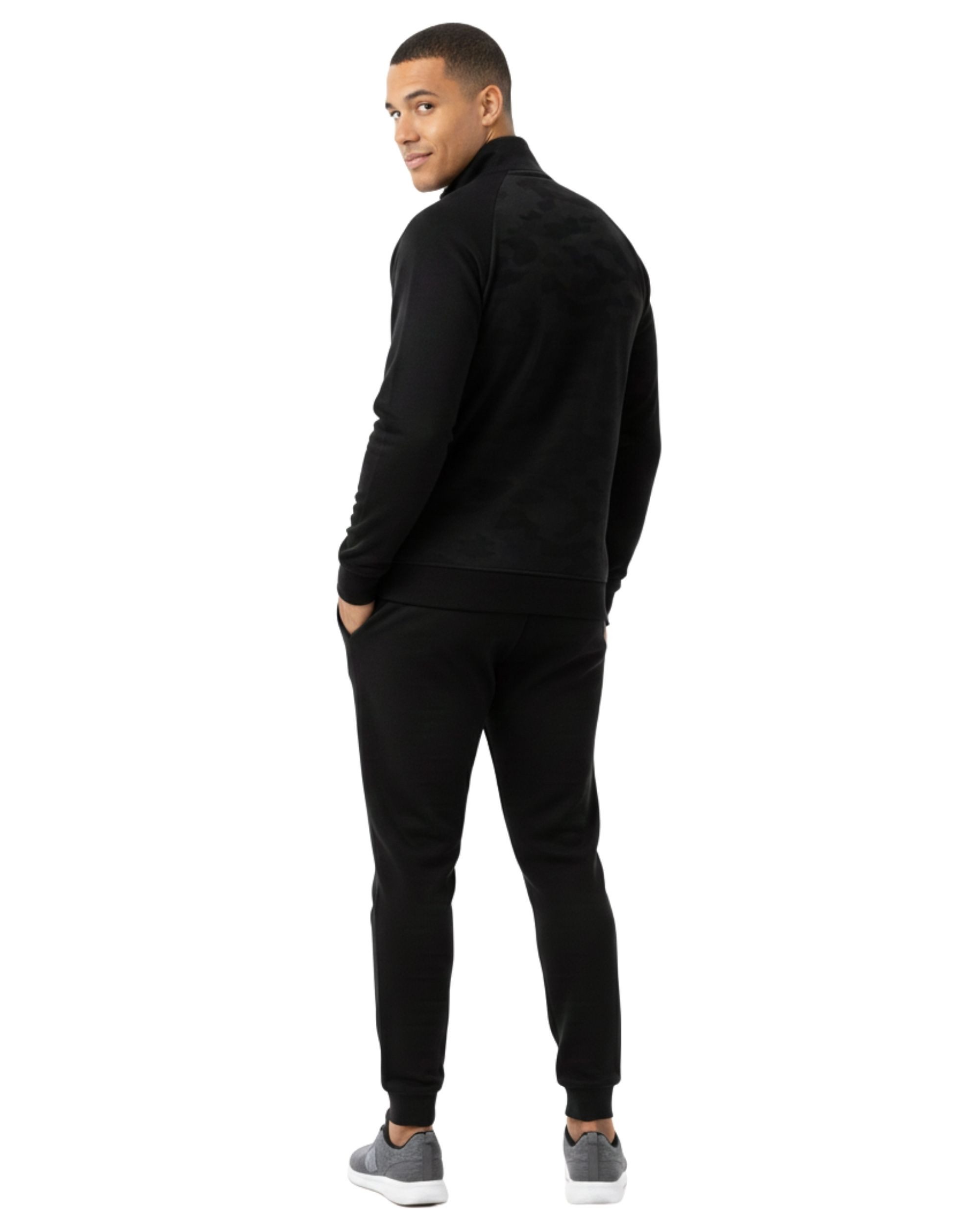 L.gonline Jogginganzug (2-tlg., Zipperjacke und Hose), Fitness Freizeit Casual