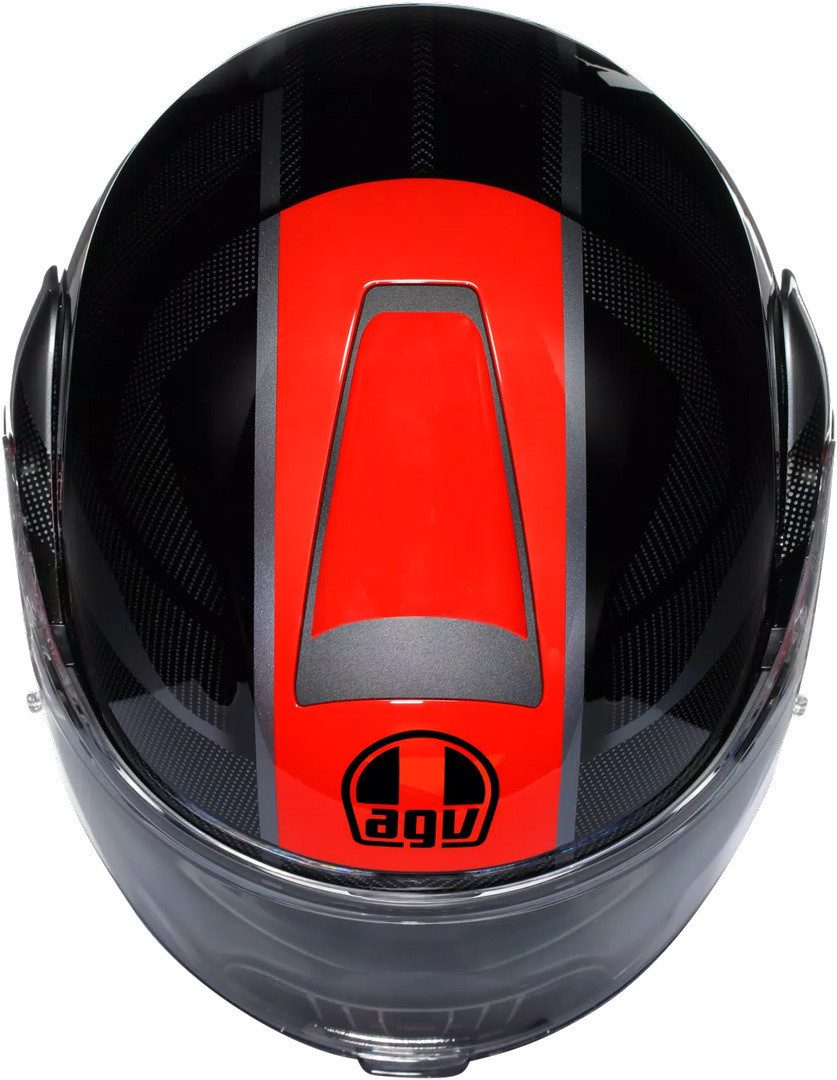 AGV Motorradhelm Streetmodular Ledro Klapphelm, Vorbereitet Für Kommunikationssystem,integriertes Sonnenvisier