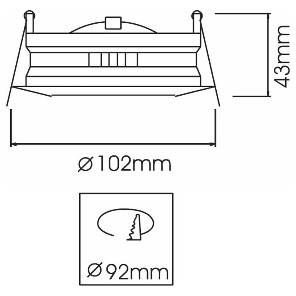 Deko-Light Einbauleuchte Deckeneinbaustrahler Einbaustrahler, warmweiss, Einbauleuchte Rund Leuchtmittel keine Angabe, GU5,3 in schwenkbar, Aluminium-gebürstet enthalten