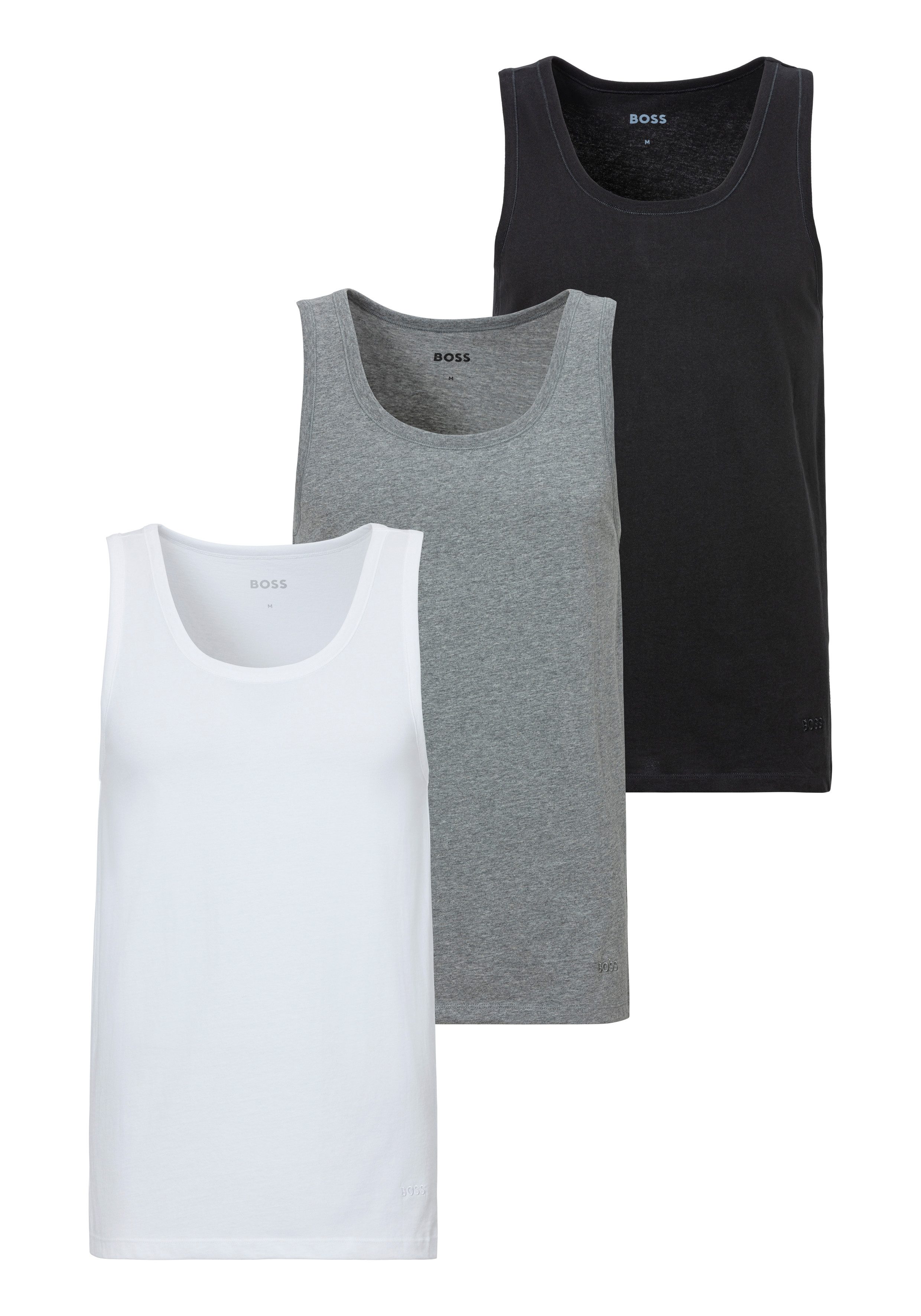 BOSS Unterhemd Tank Top 3P CO günstig online kaufen