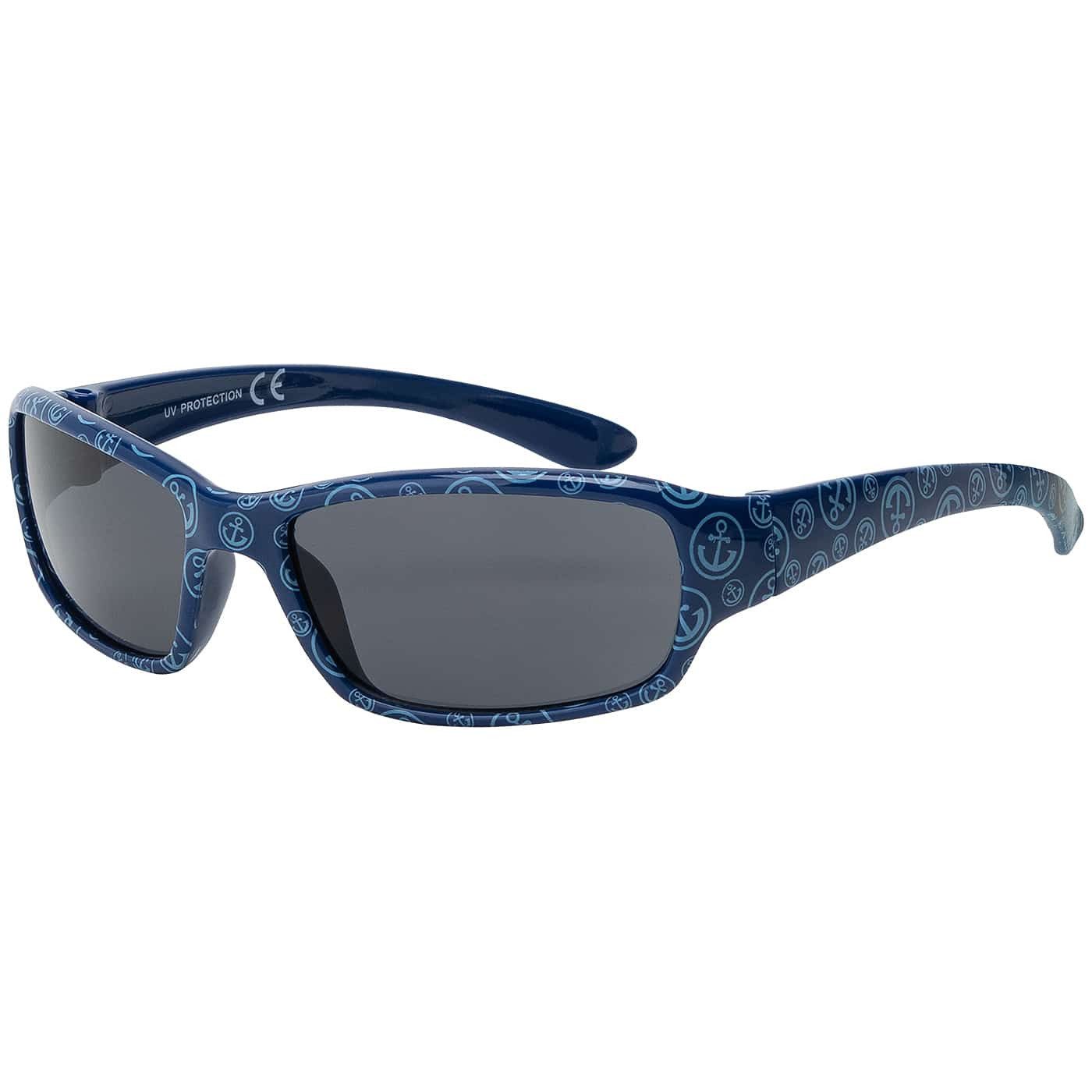 BEZLIT Eyewear Fahrradbrille Kinder Designer Sonnenbrille mit Motiv, (1-St), mit schwarzen Linsen