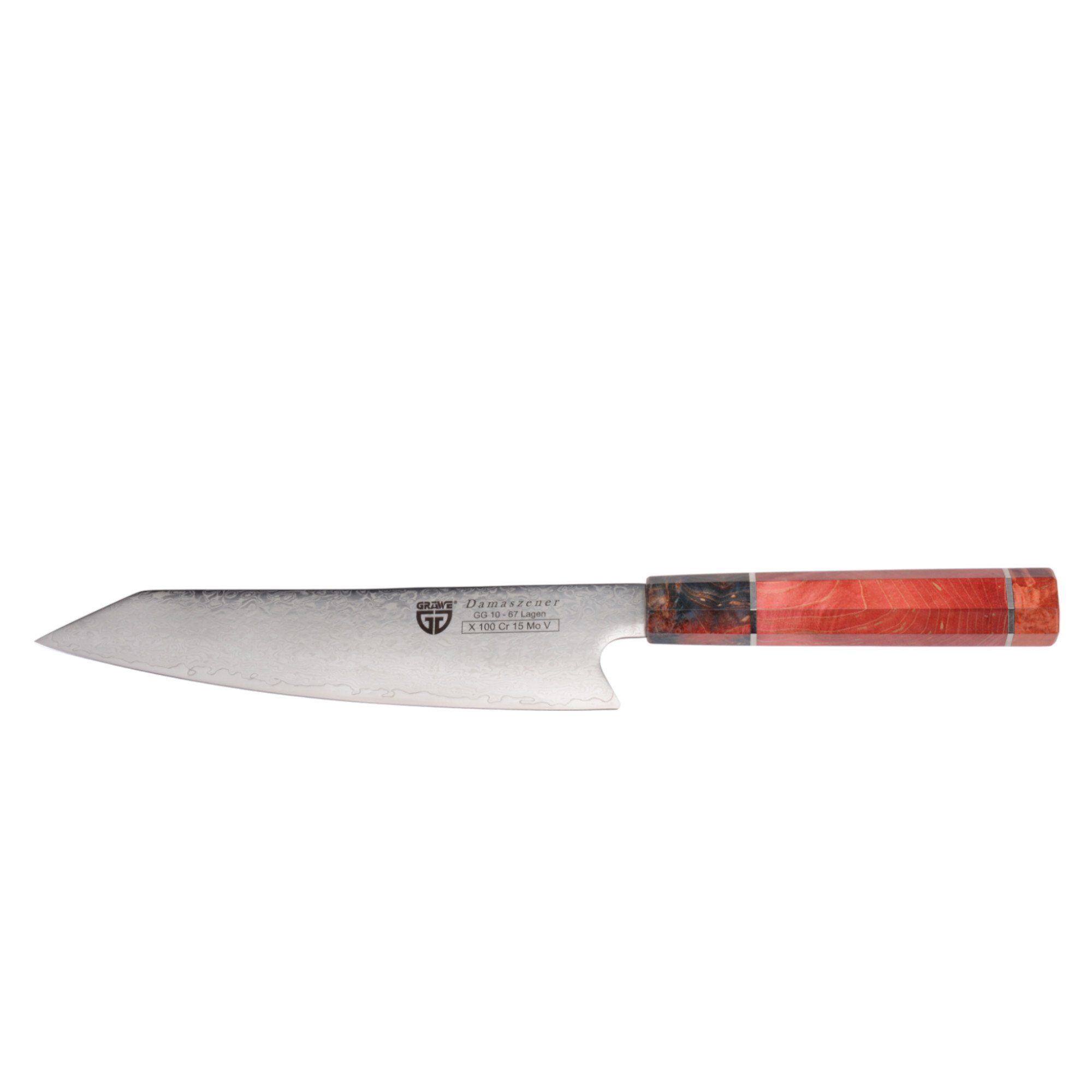 GRÄWE Damastmesser GRÄWE Kochmesser Damast 67 Lagen, 8"