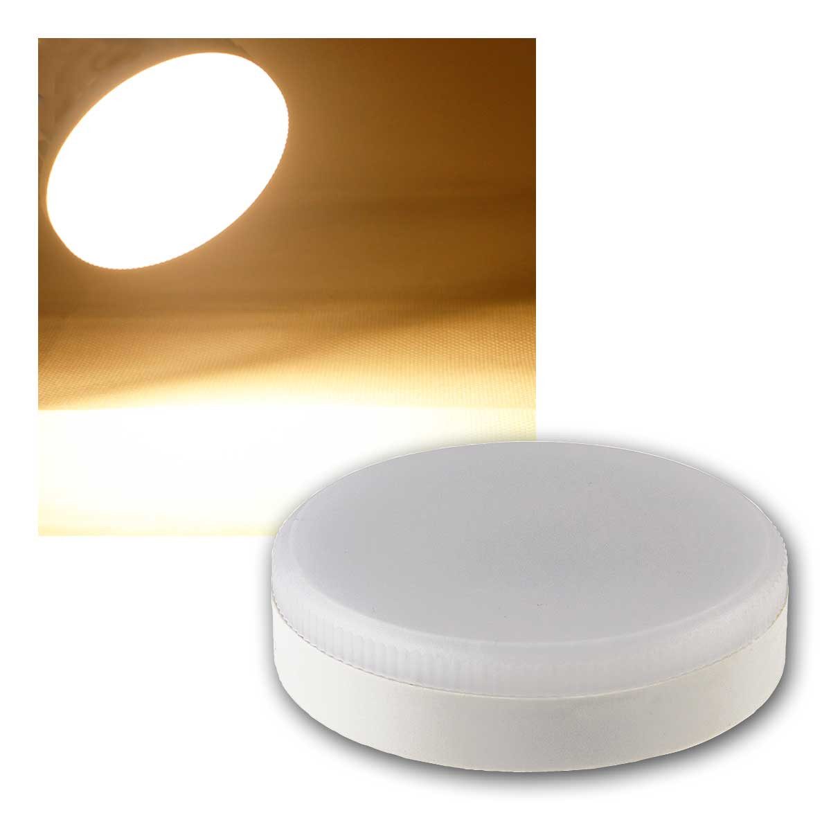 ChiliTec LED-Leuchtmittel LED Leuchtmittel 5W GX53 "XH 50" warmweiß 431lm, günstig online kaufen