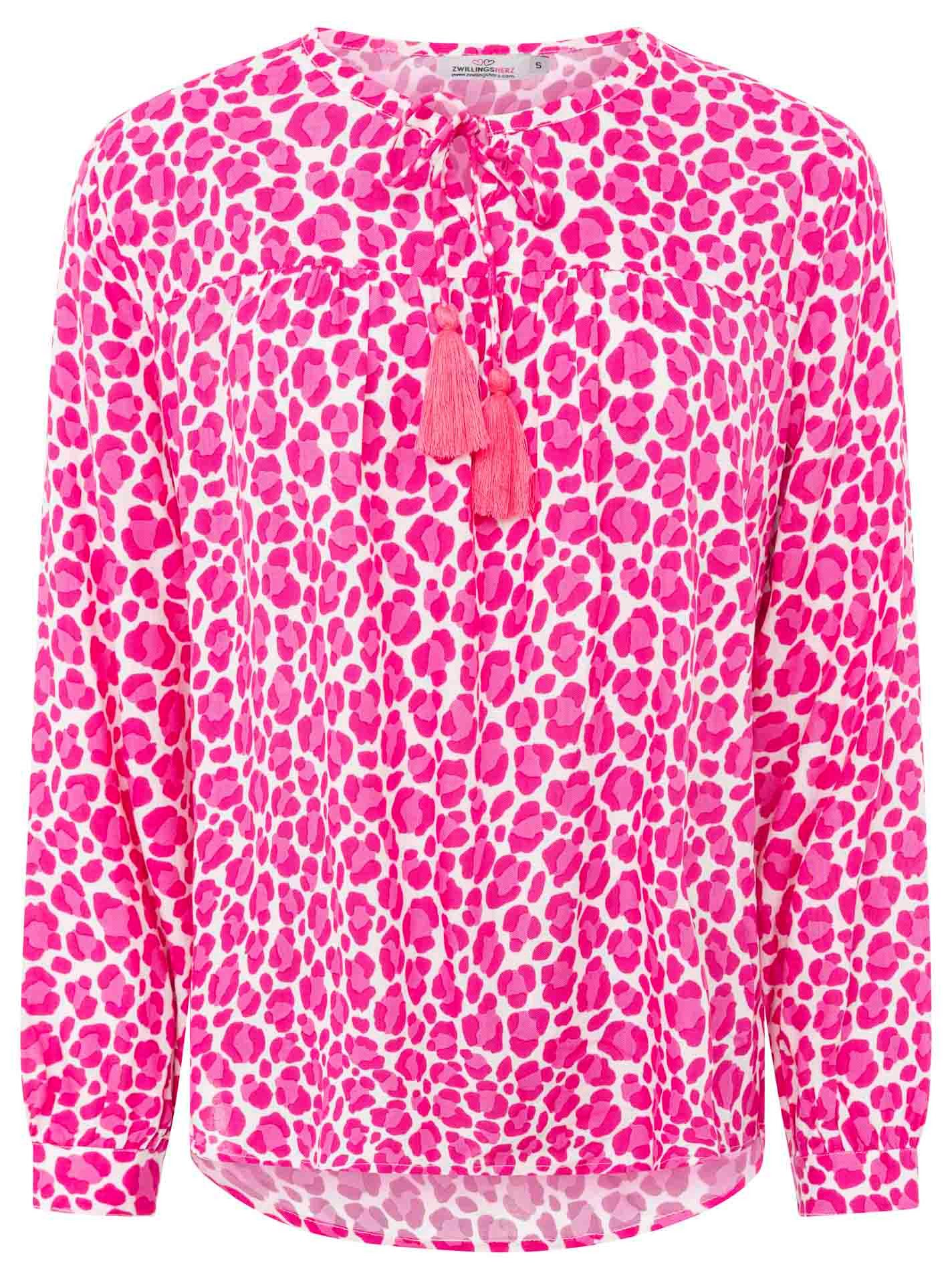 Zwillingsherz Klassische Bluse Classic Leo
