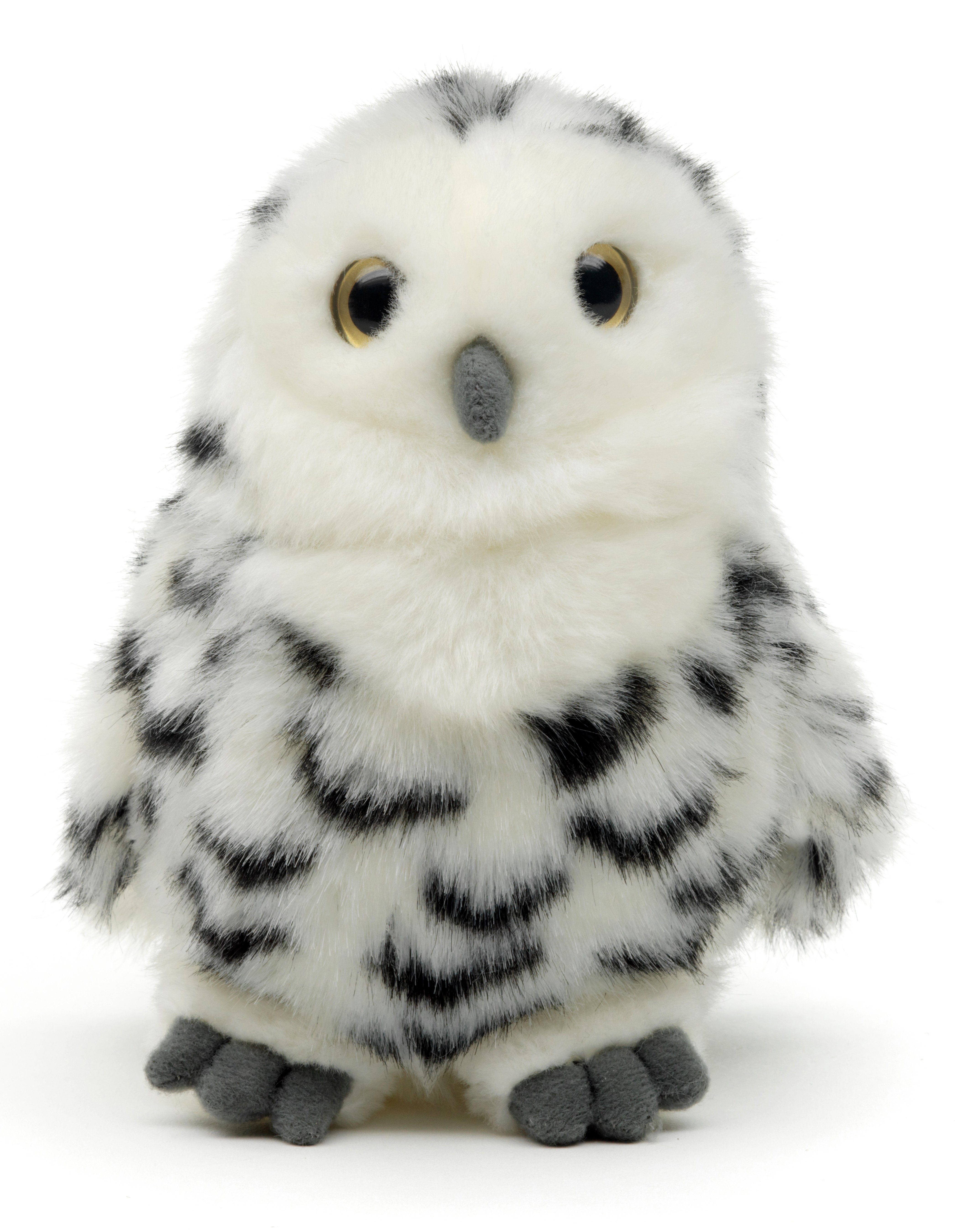 Uni-Toys Kuscheltier Schnee-Eule - - 100 Plüsch-Vogel Plüschtier, cm recyceltes Füllmaterial - 17 (Höhe) % zu