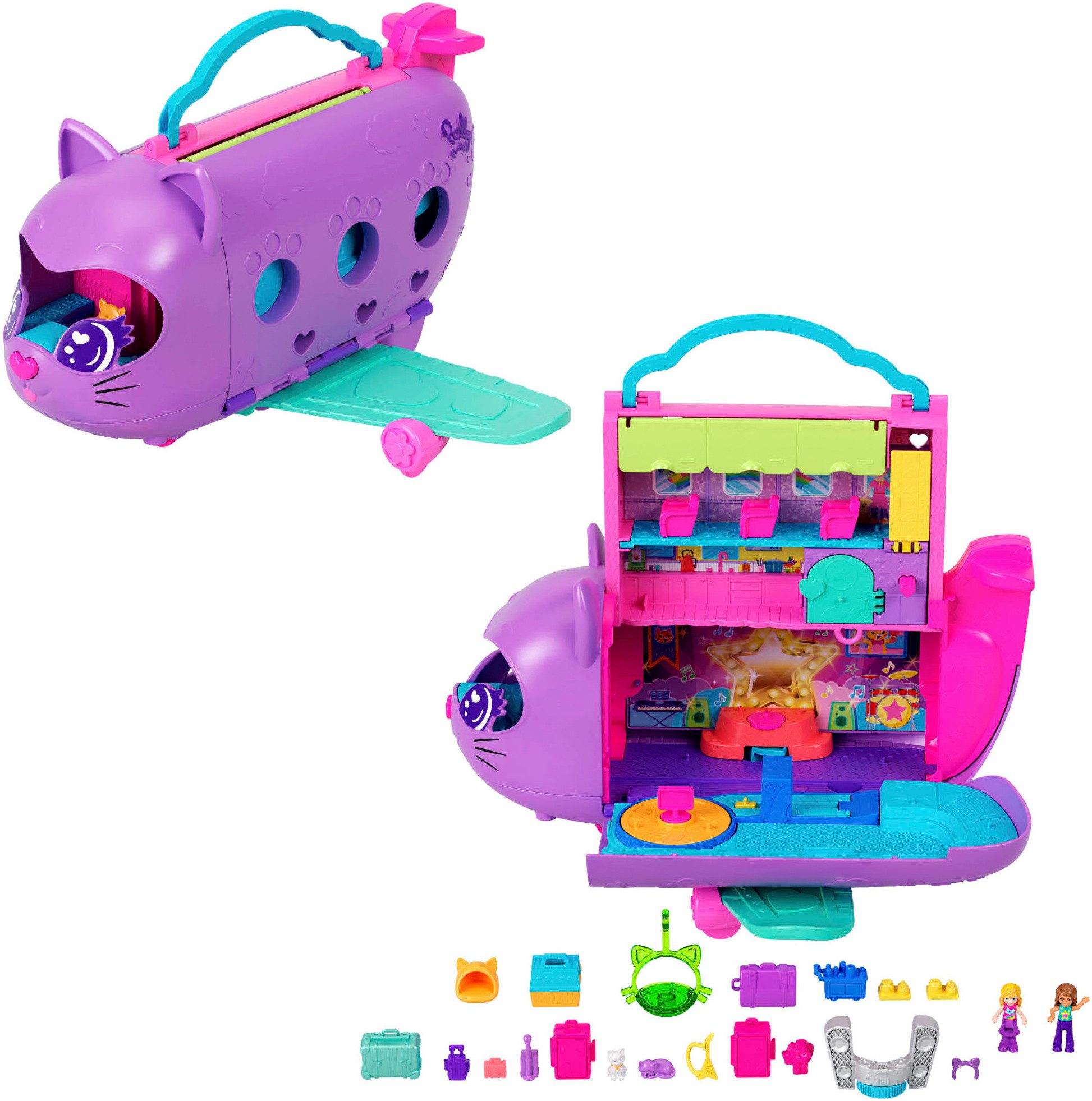 Polly Pocket Spielwelt Kitty Airways Spielset