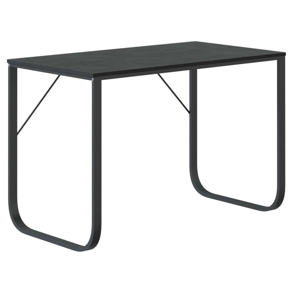 Schreibtisch Computertisch Schwarz 110x60x73 cm Holzwerkstoff
