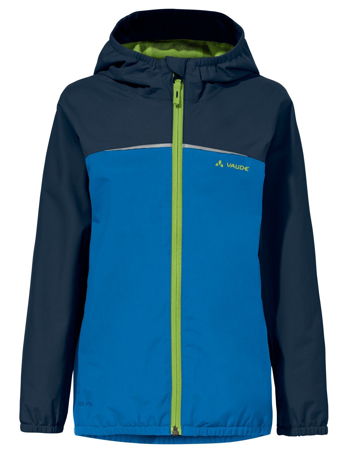 VAUDE Klimaneutral Turaco Outdoorjacke Kids kompensiert (1-St) II radiate/green Jacket