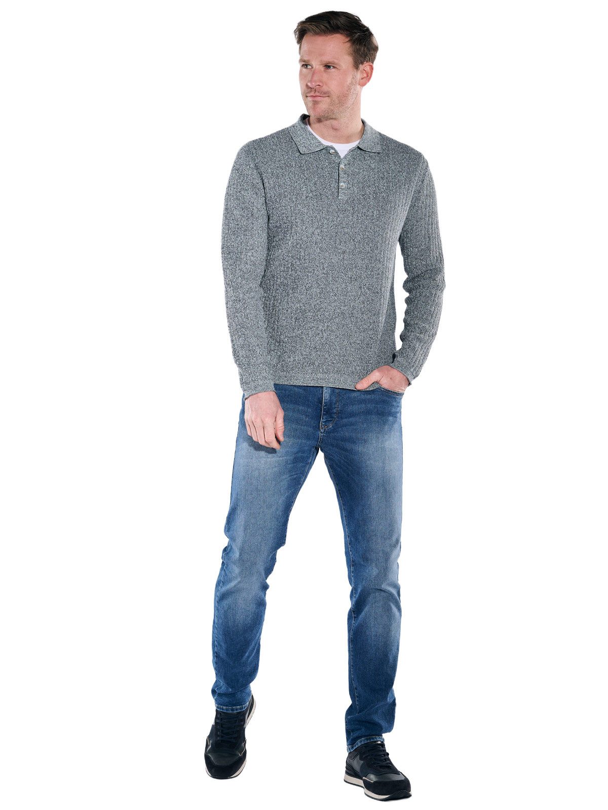 Engbers Strickpullover Herren Pullover, Hellblau