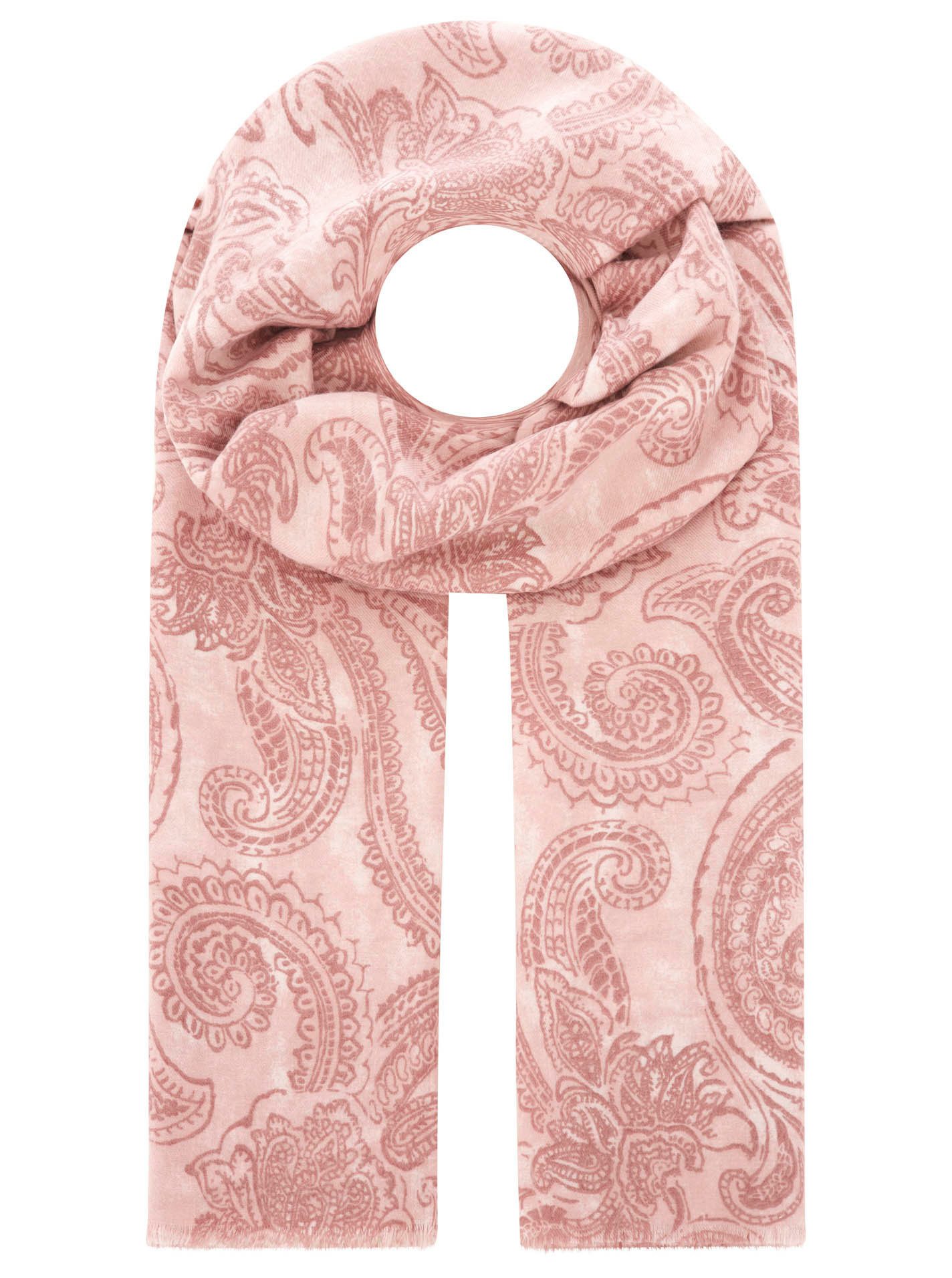 Zwillingsherz Schal "Classic Paisley", anschmiegsam, zeitloses Paisleymuster