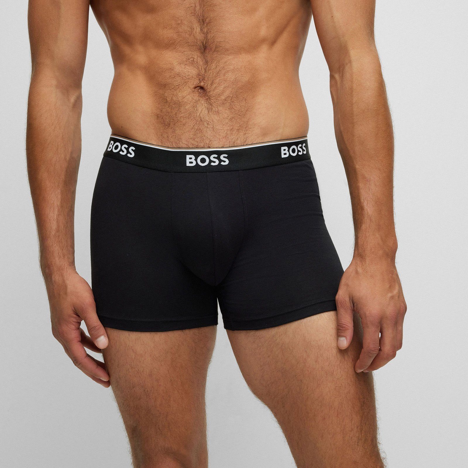 BOSS Boxer Cotton Stretch (6-St) mit umlaufend eingewebtem Markenschriftzug günstig online kaufen
