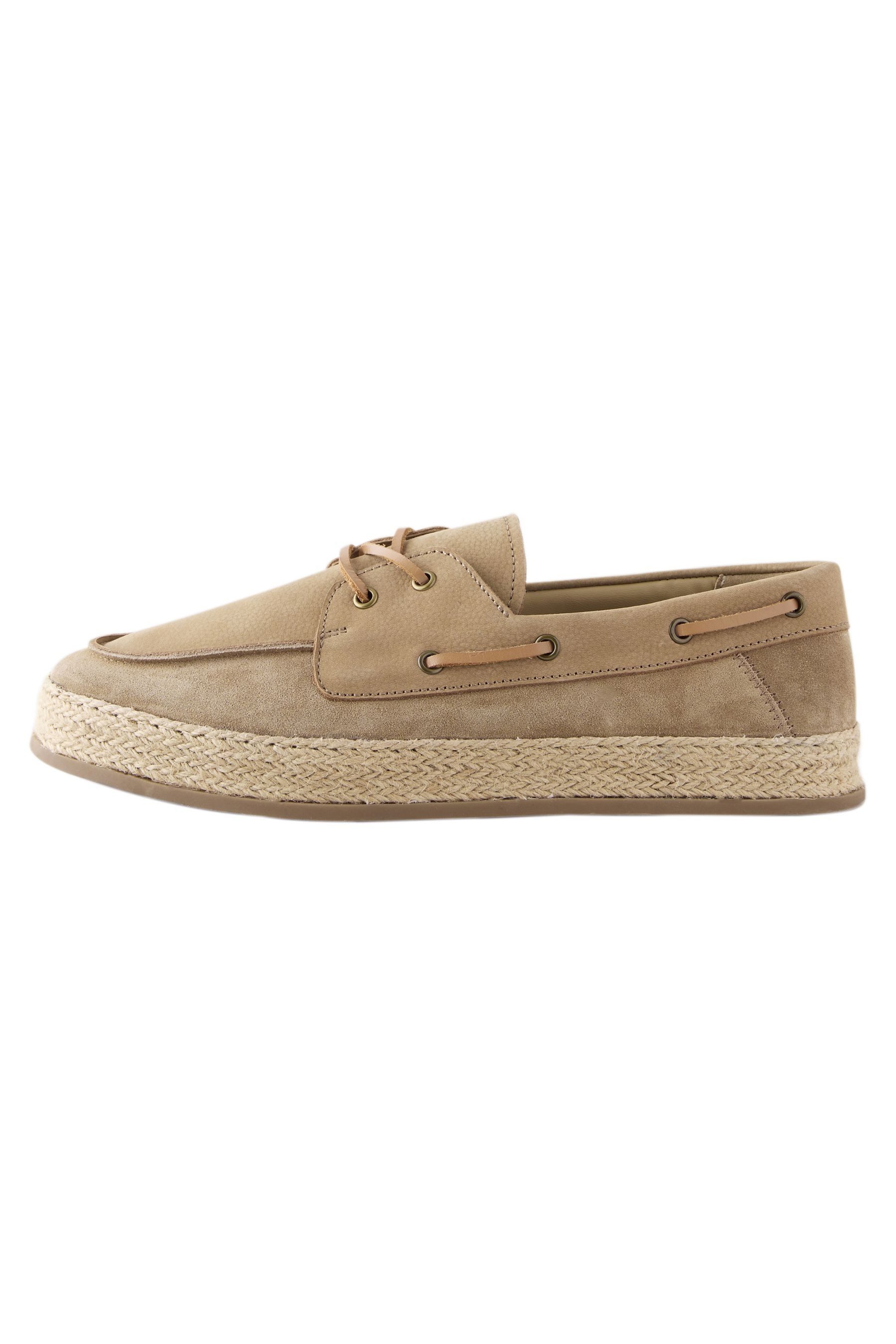 Next Segelschuhe aus Veloursleder mit Jute-Besatz Segelschuh (1-tlg)