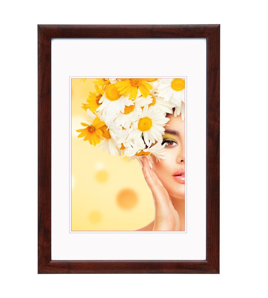 IDEAL TREND Bilderrahmen Kunststoffrahmen mit Klarglas Bilderrahmen PS-1 Frame Foto Collage Por