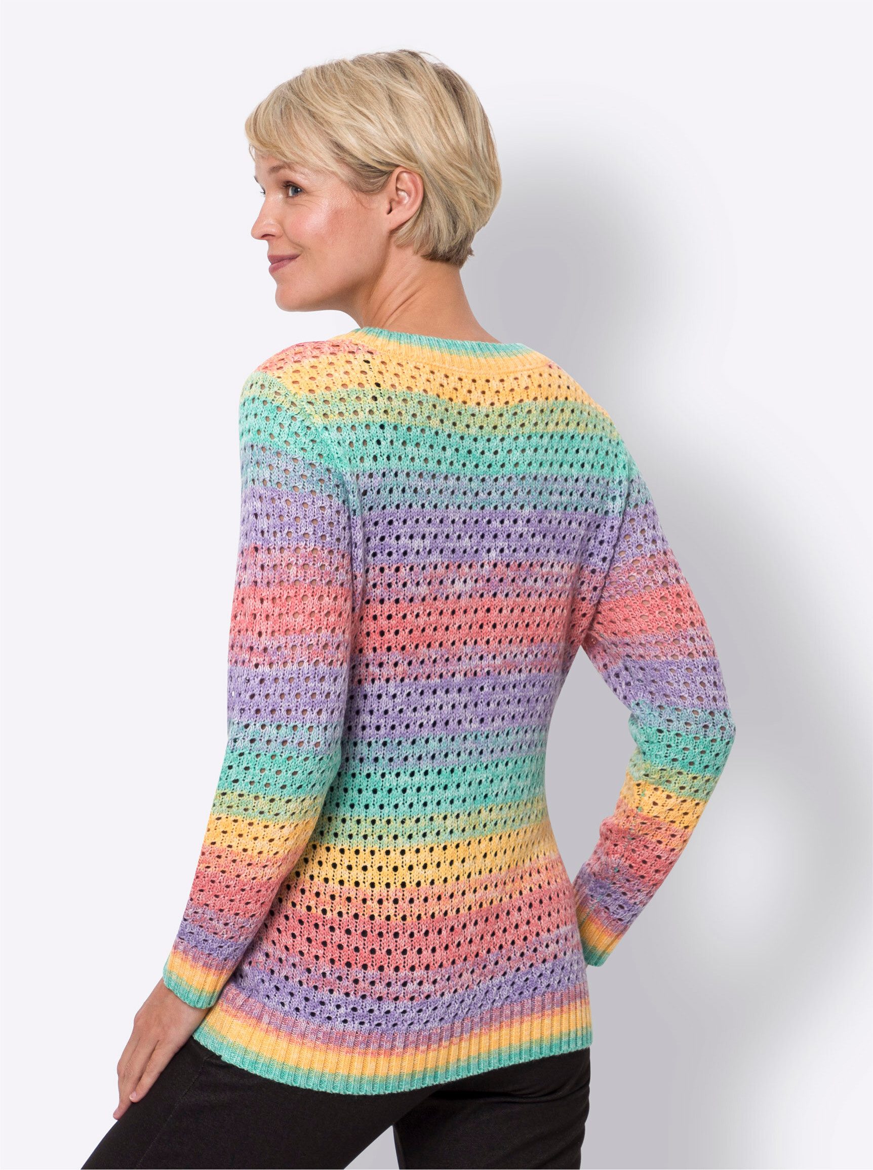 Sieh an! Strickpullover Ajourpullover günstig online kaufen