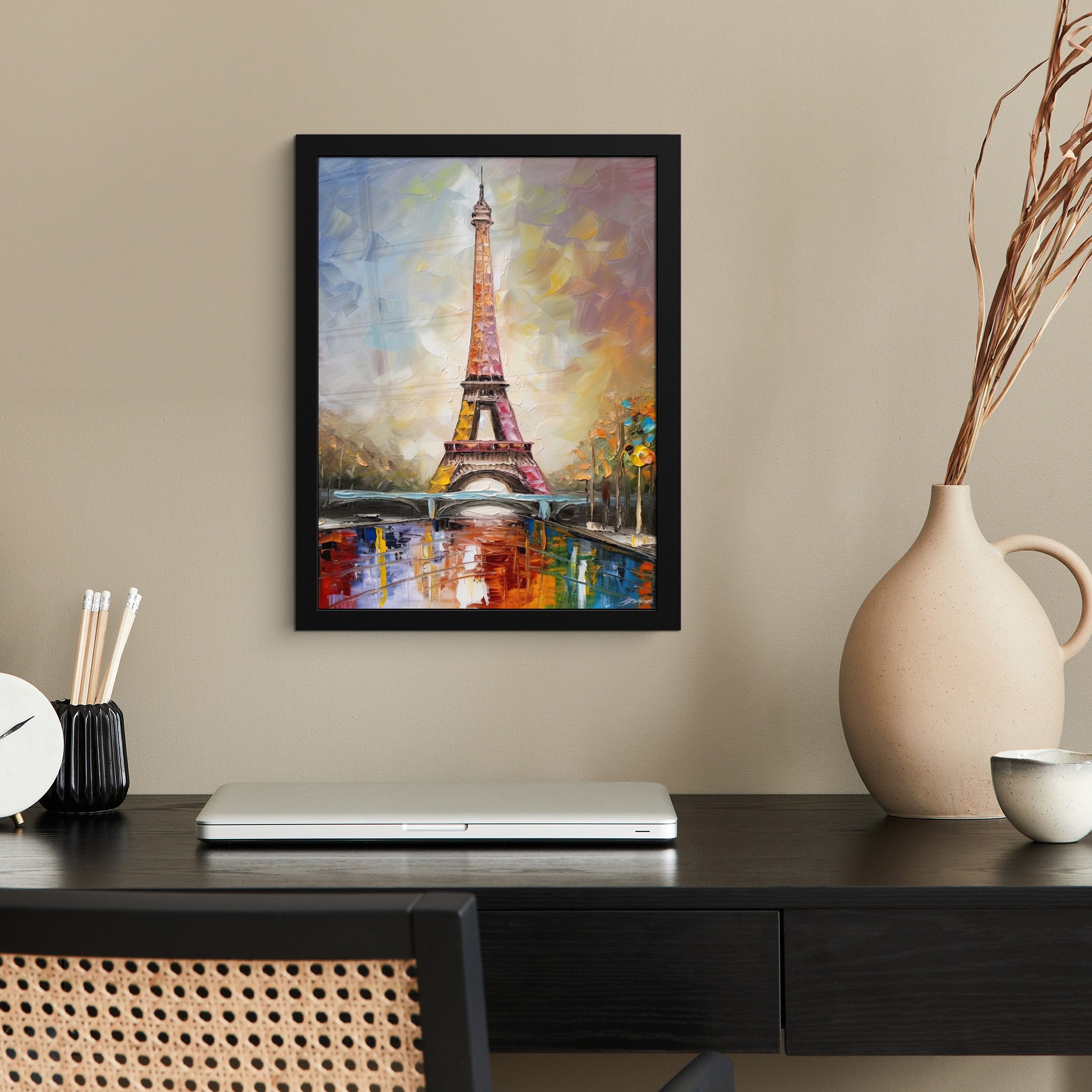 MuchoWow Poster Eiffelturm - Ölfarbenoptik - günstig online kaufen