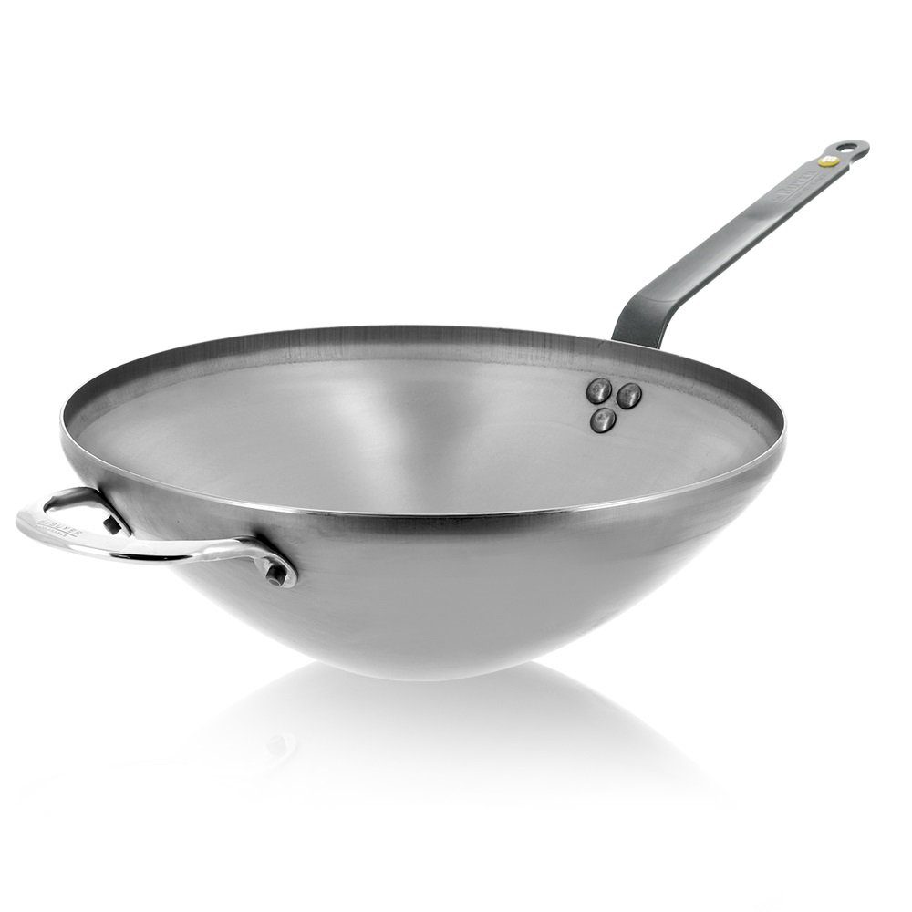 de Buyer Bratpfanne DE BUYER Wok Mineral B Element 32 cm, Eisen (Pfannen)