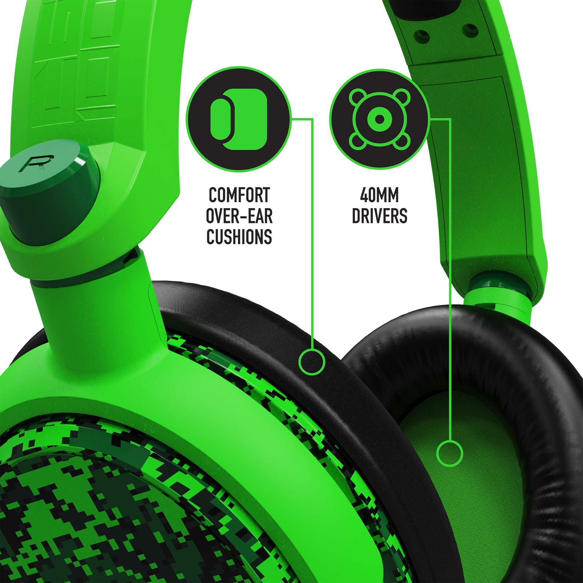 Stealth Multiformat Gaming-Headset Camo Headset C6-100 grün Gaming camouflage