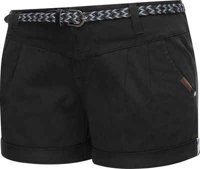 Ragwear Shorts Heaven B (2-tlg) leichte Hotpants mit hochwertigem Flechtgürtel