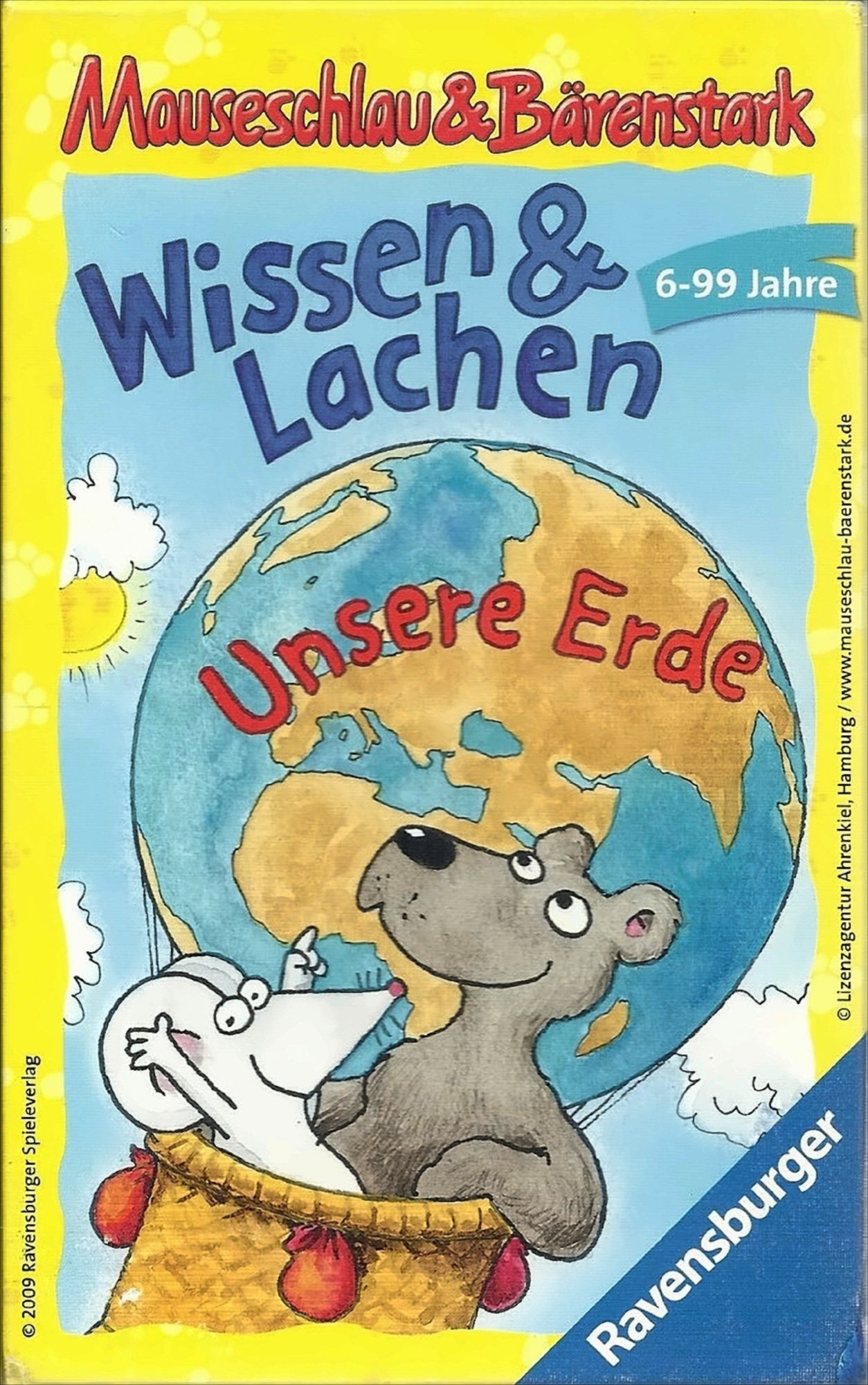 Ravensburger Spiel Mäuseschlau & Bärenstark Wissen und Lachen Unsere Erde