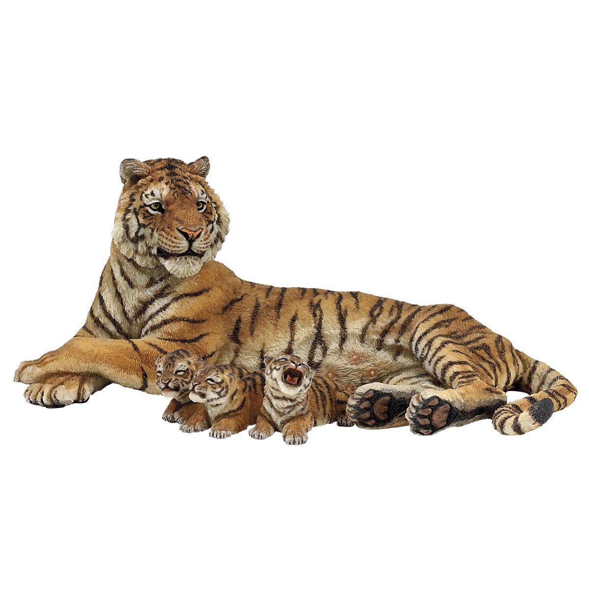 papo Spielfigur Spielfigur Liegende Tigerin mit Babys 5,8cm