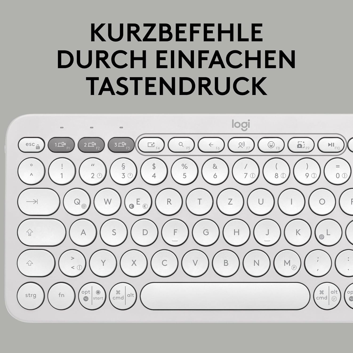 Logitech Pebble 2 Combo kabellose Tastatur und Maus (DE) Tastatur- und Maus-Set