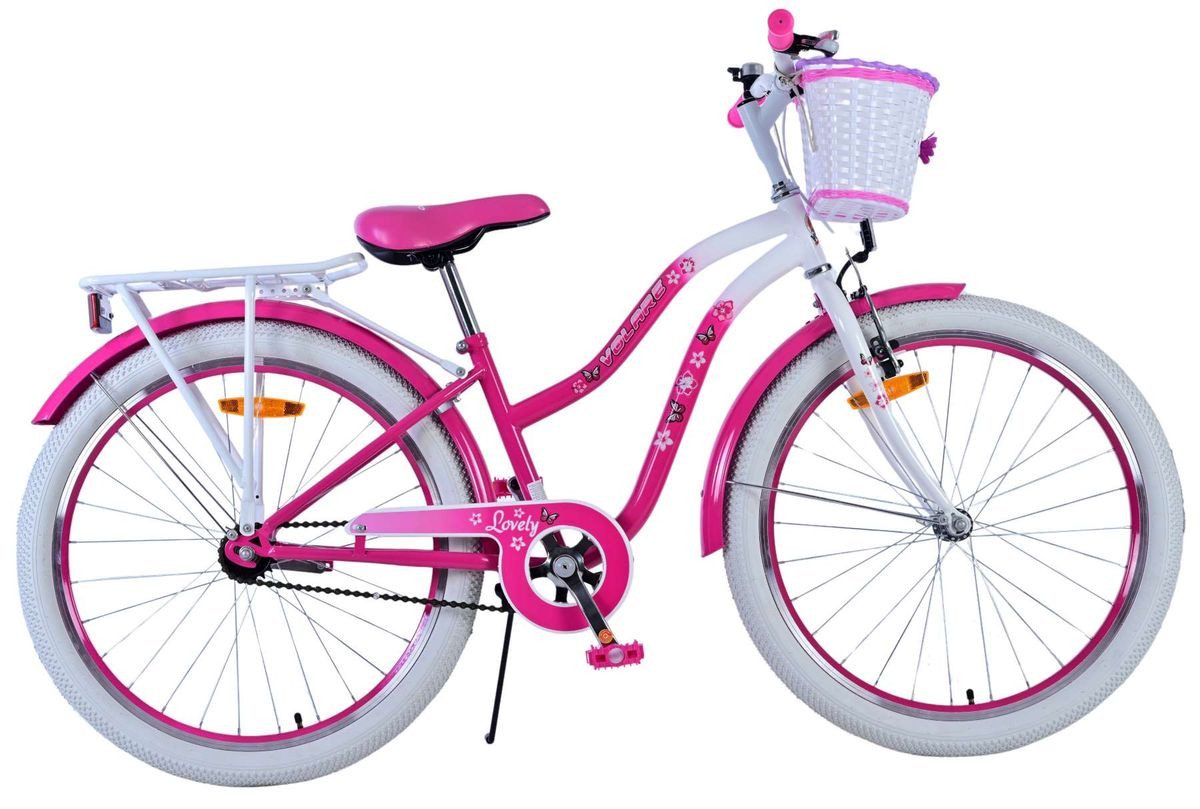 Kinderfahrrad 24 ZOLL Kinder Mädchen Fahrrad Kinderfahrrad Rad LOVELY Rosa 24120