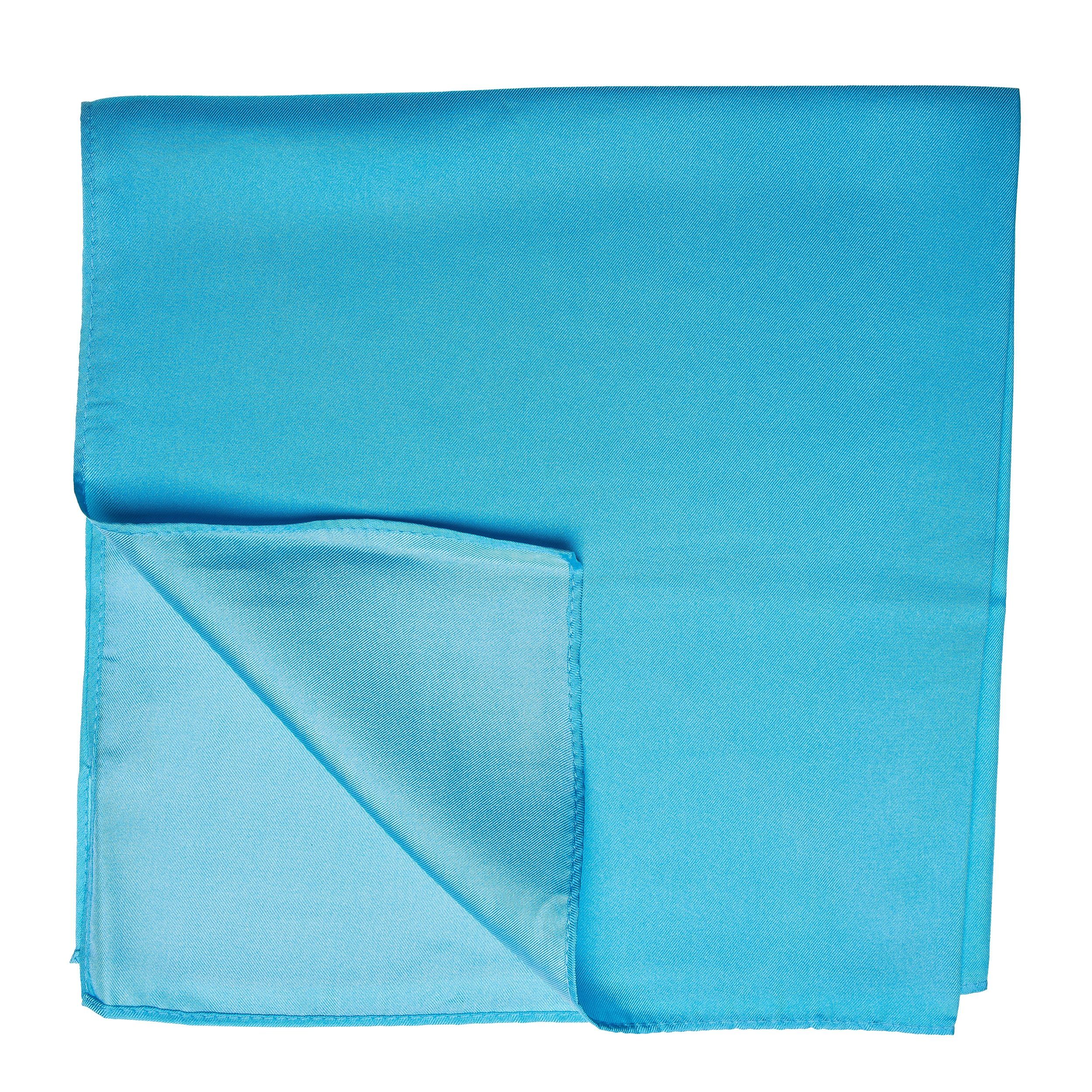 Seidentuch Nickituch Halstuch Twill türkis