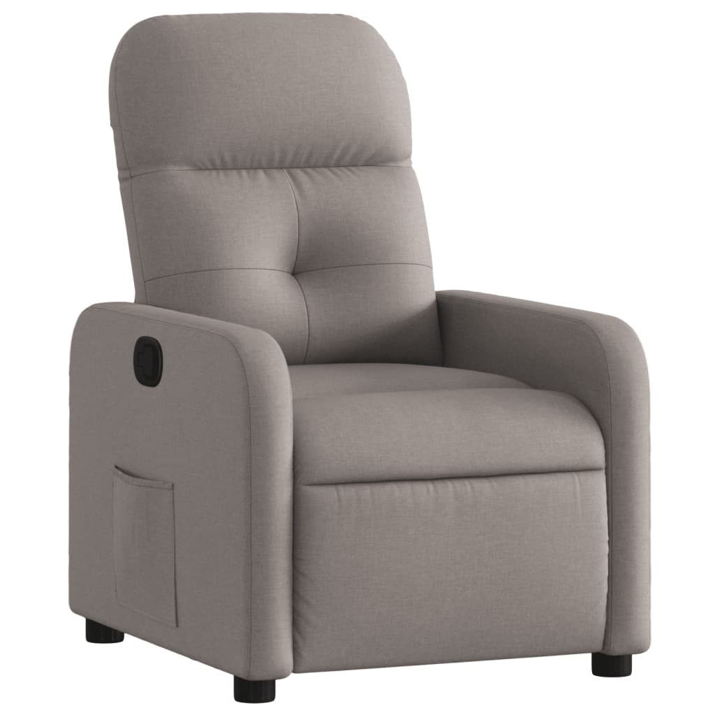 vidaXL Sessel Relaxsessel Taupe Stoff (1-St)