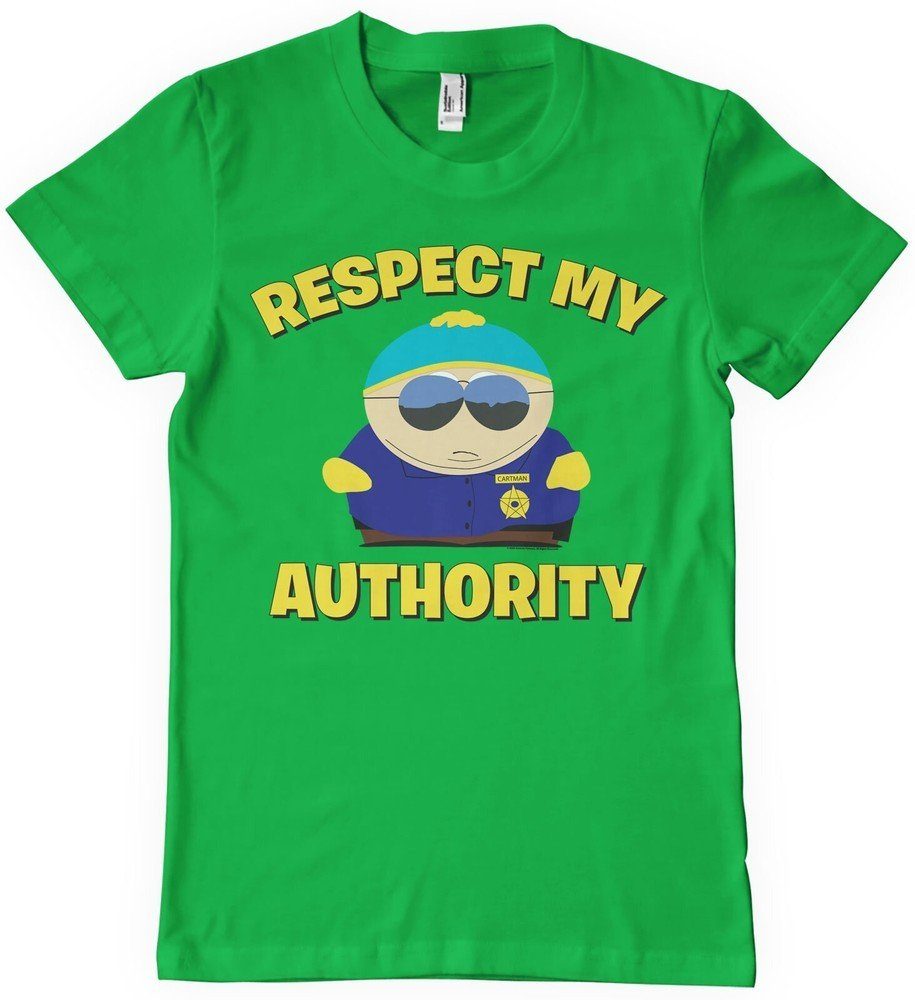 South Park T-Shirt Respect Authority T-Shirt My OldGold