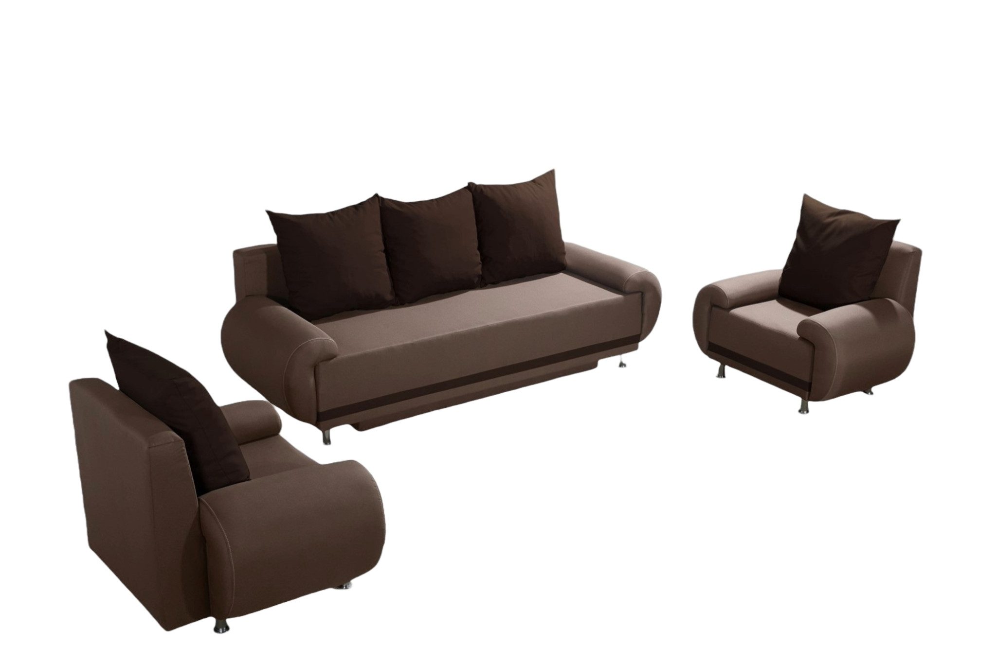 Fun Möbel Polstergarnitur Sofaset Designersofa MIKA günstig online kaufen
