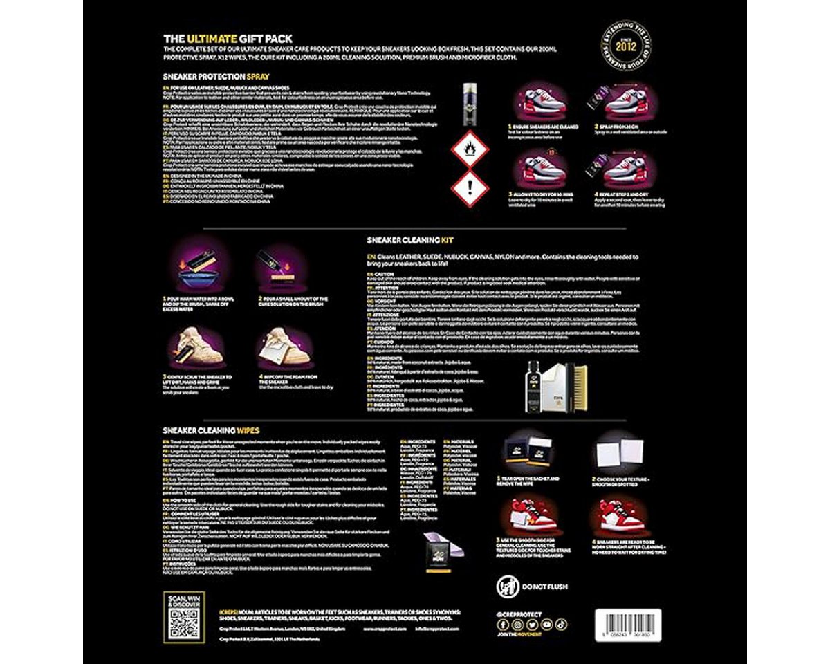 Thumbnail - Crep Protect Ultimate Gift Pack V2 Schuh-Imprägnierspray (16 St)