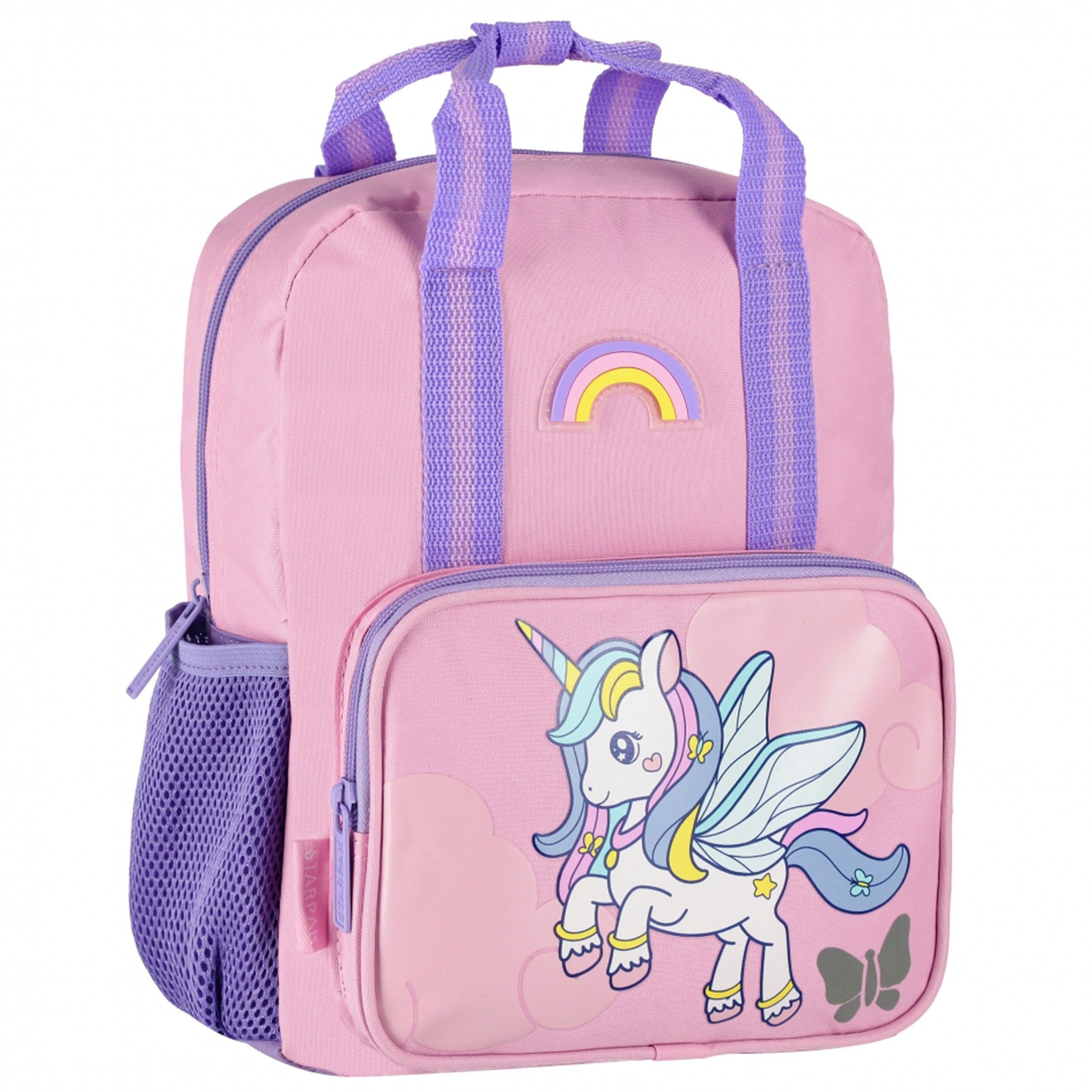 unicorn Schulrucksack Unicorn Vorschulrucksack für Mädchen, rosa 26x23x9cm