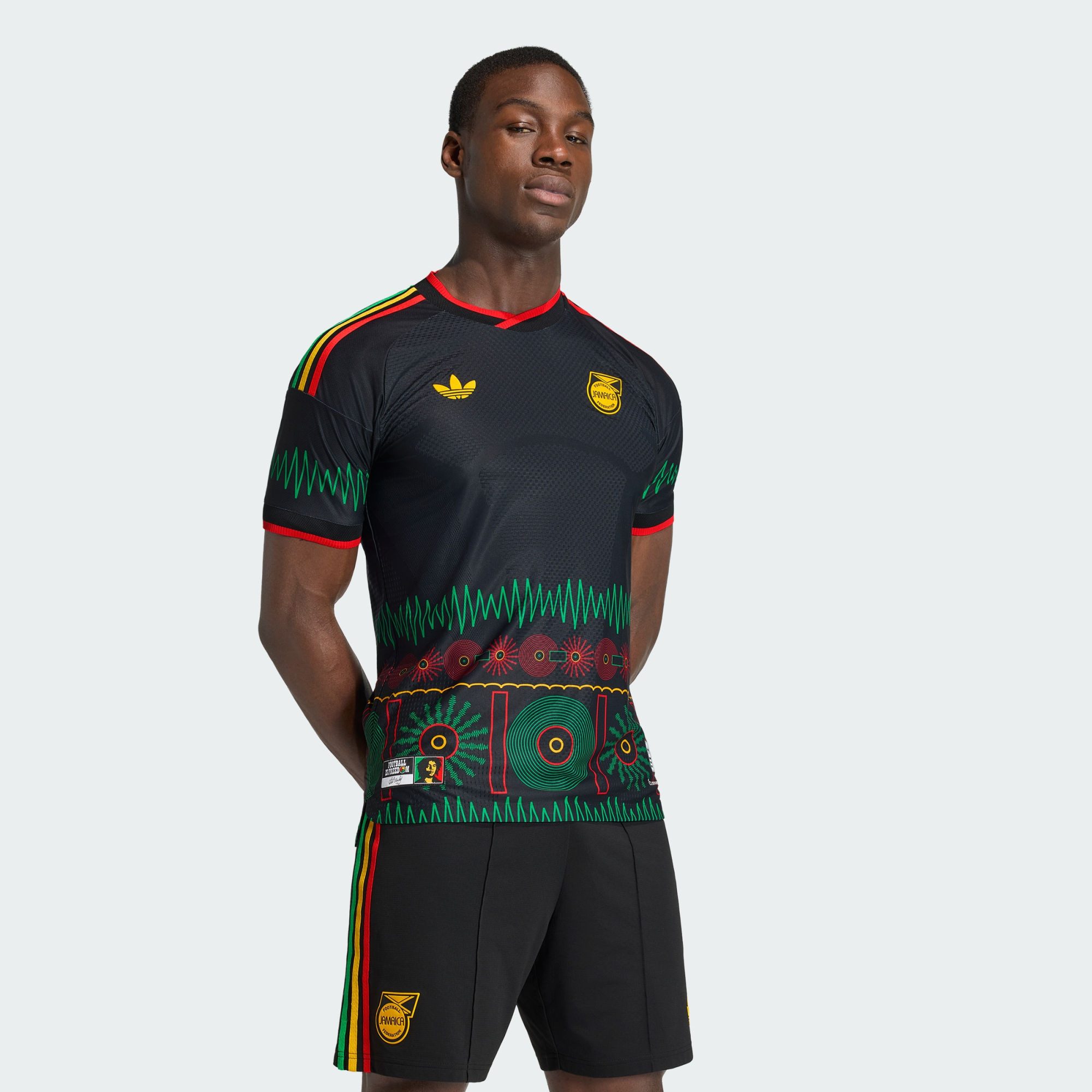 Fußballtrikot JAMAIKA 26 X BOB MARLEY AUTHENTIC AUSWÄRTSTRIKOT