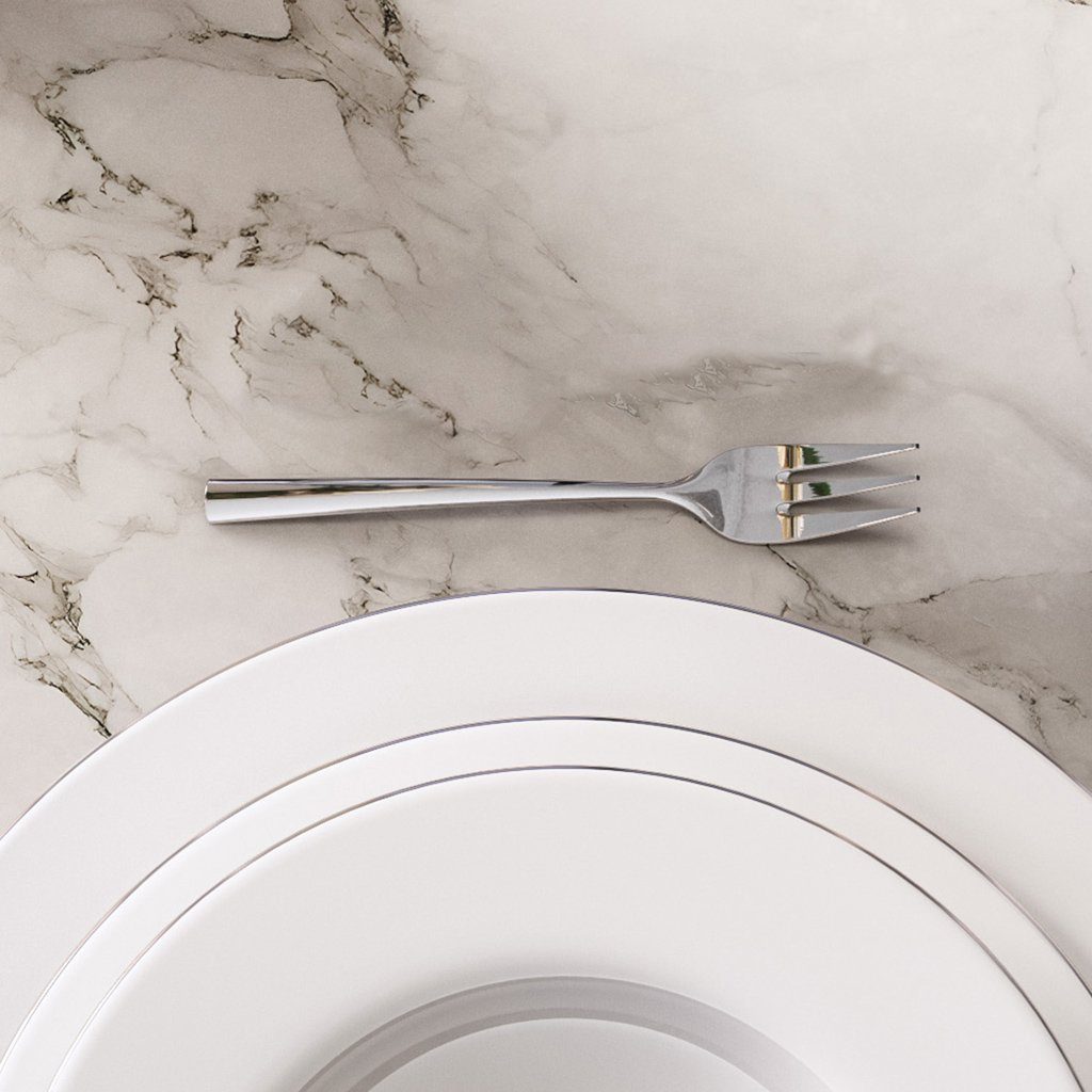 Villeroy & Boch Kuchengabel NewWave Kuchengabel, 6 Stück (6 Stück), Edelstahl, 6 Stck, spülmaschinenfest